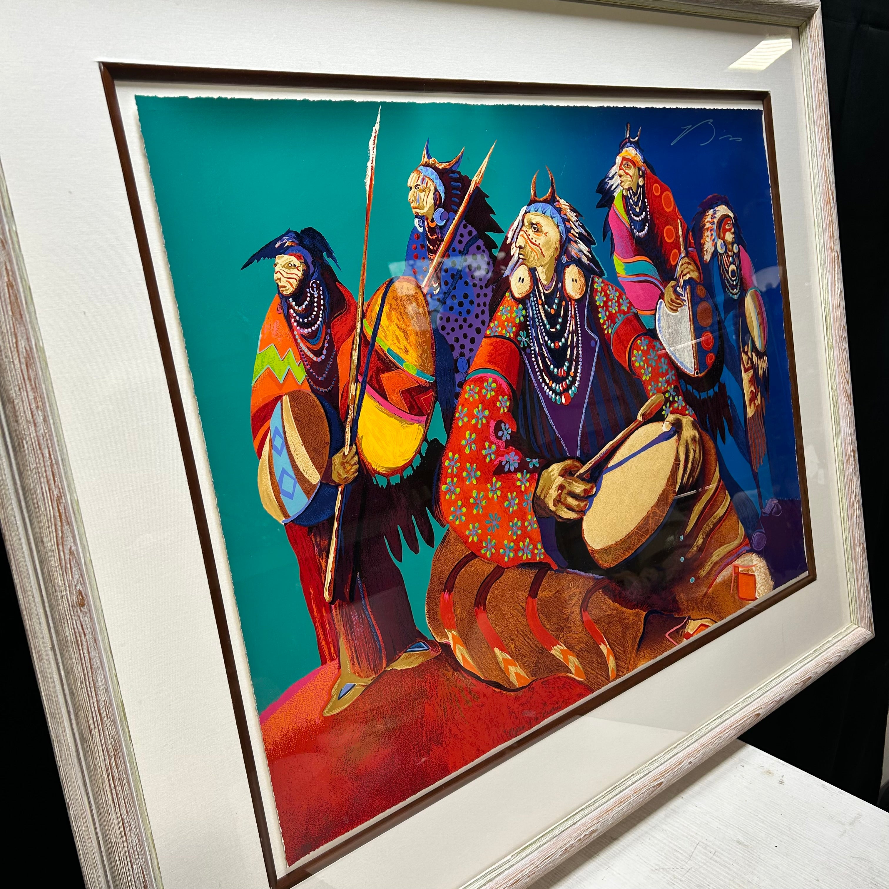 Earl Biss "Rhythm Of The Restless"Signed Serigraph 45"x 38"
