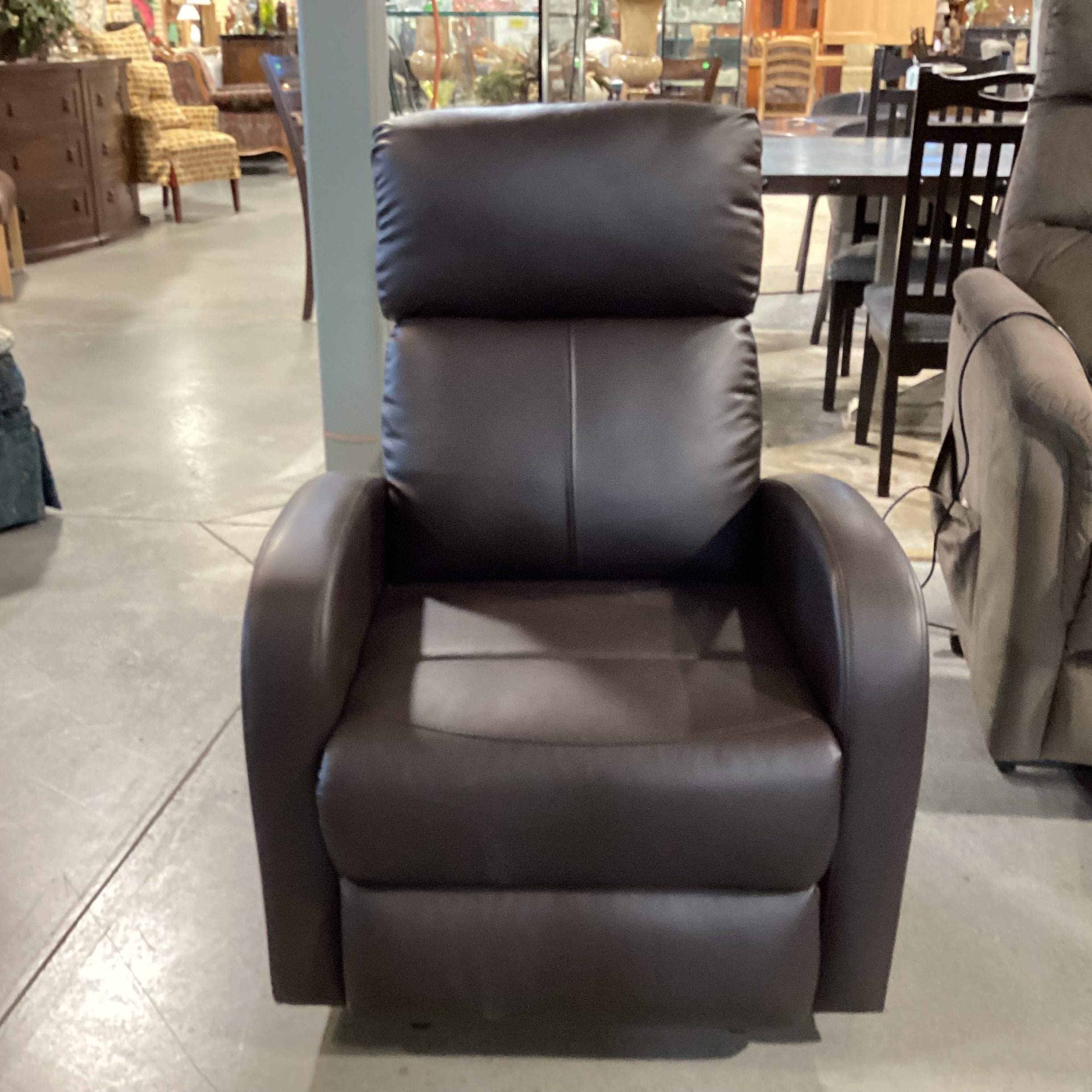 Faux Leather Manual Recliner Chair 29"x 34" to 50"x 41"