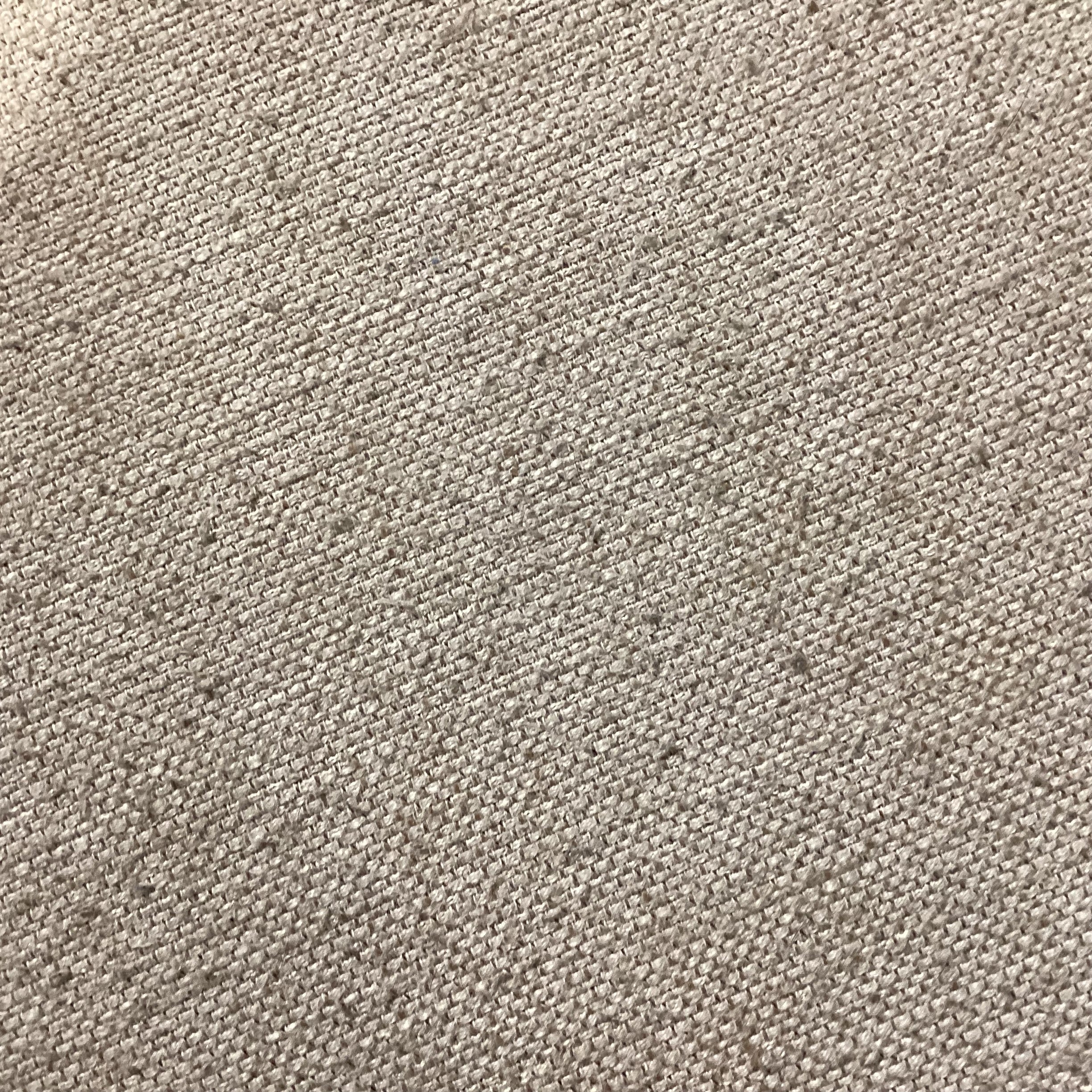 Bernhardt Heathered Beige Woven Nailhead Highback Roll Arm Sofa 92"x 42"x 35"