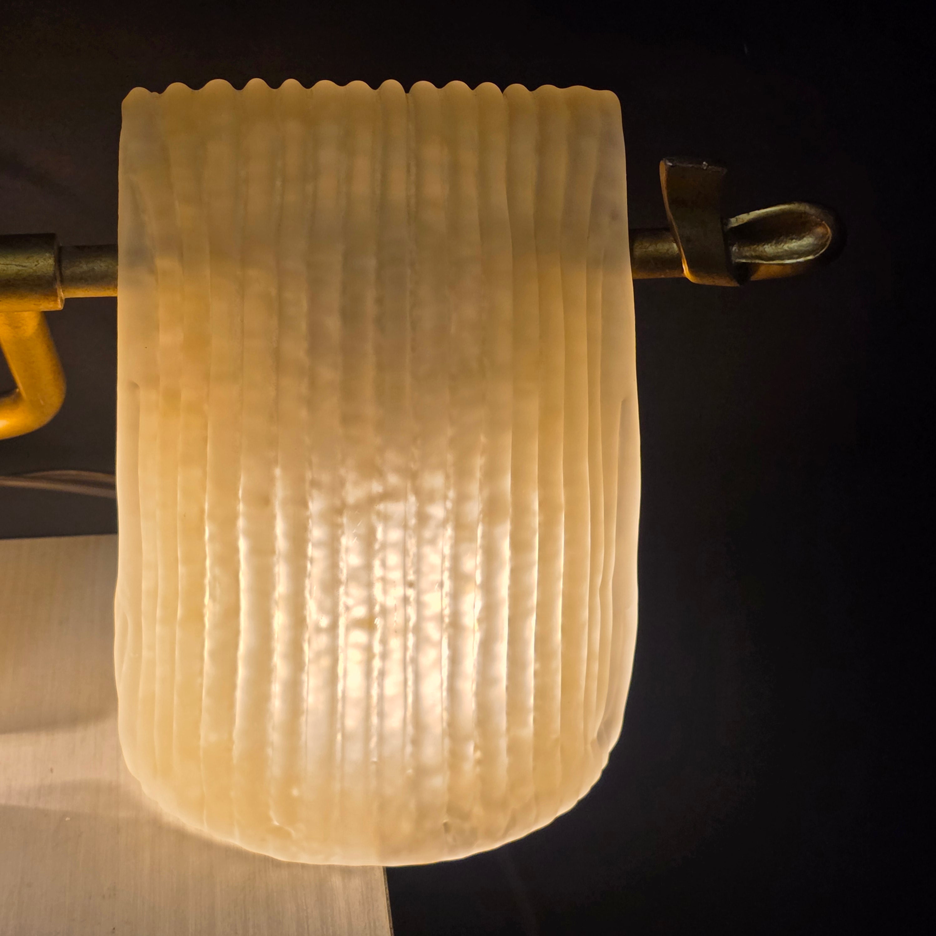 Murano Draped Spaghetti Glass Four Light Sconce 30"x7"x7"