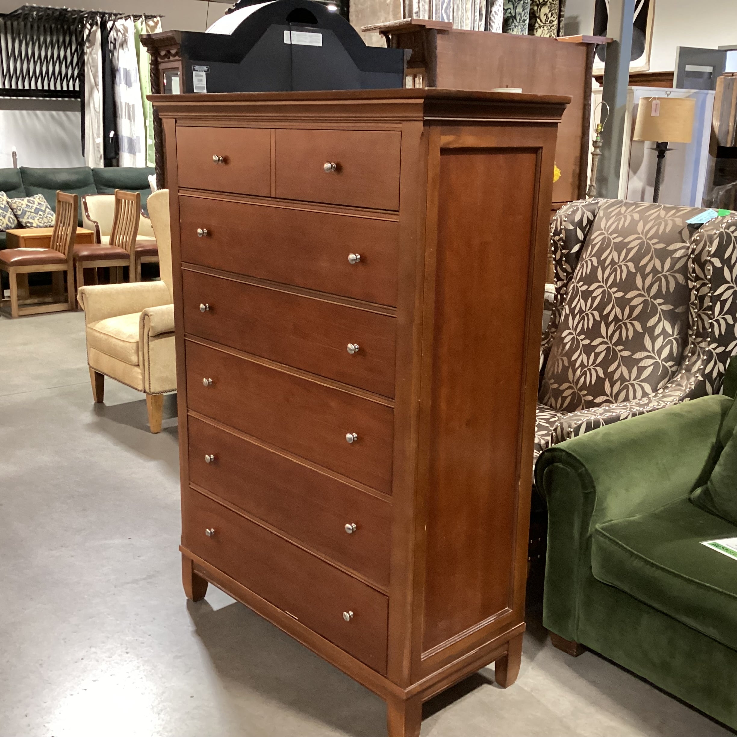 Thomasville Finished Wood 6 Drawer Chest 42"x 19"x 60.5"