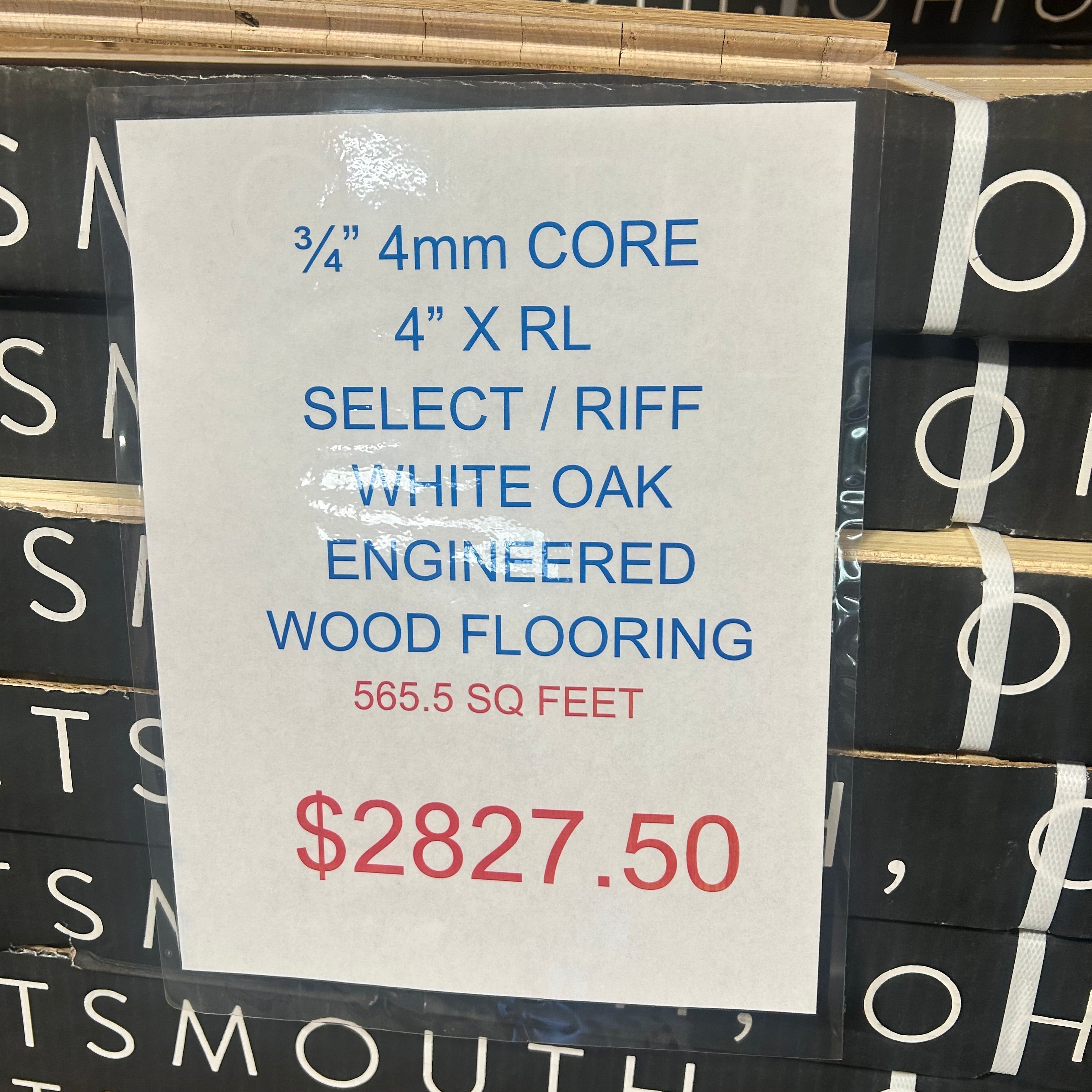 Grafch White Oak Engineered Wood Flooring  565.5 SqFeet