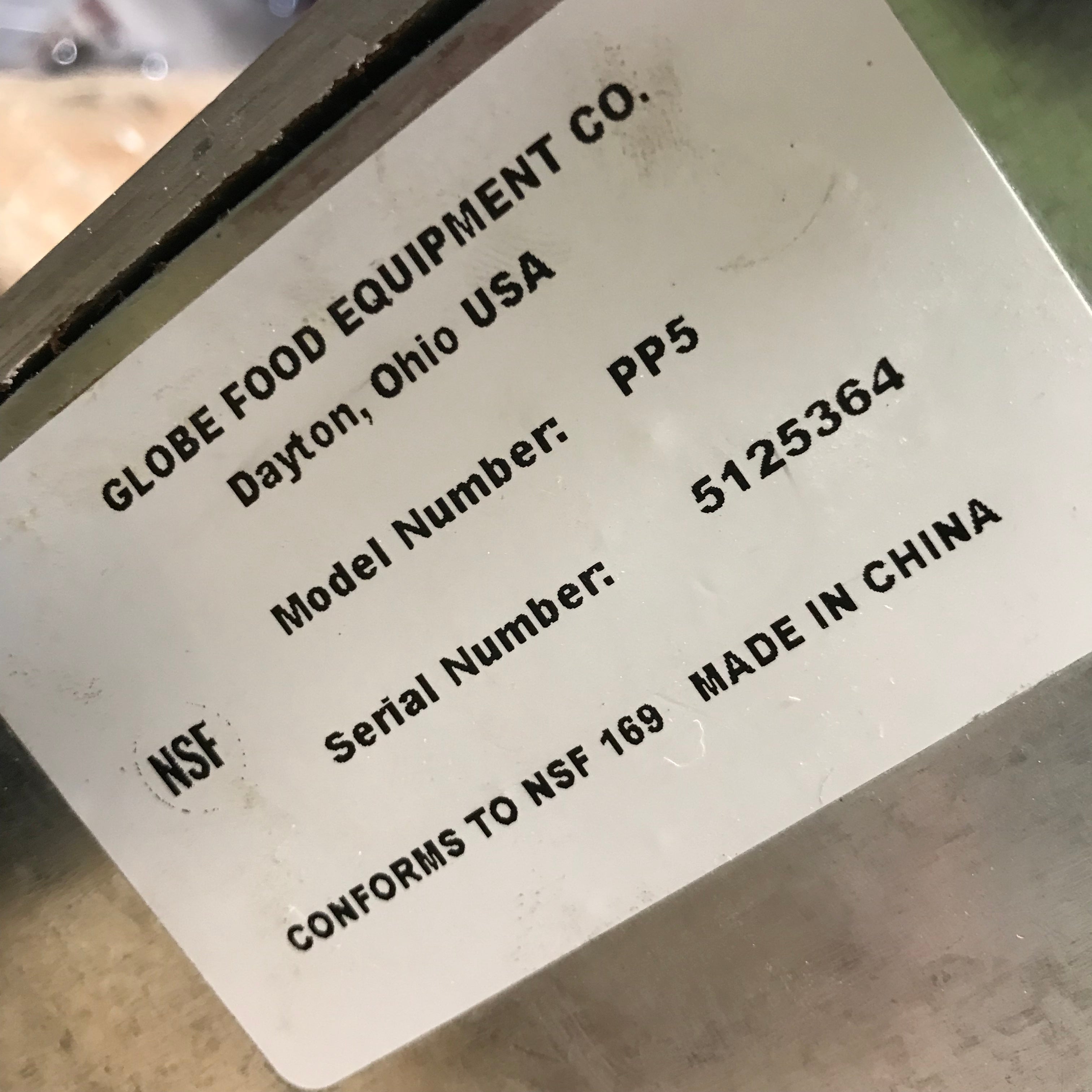 GLOBE PP5 Hamburger Patty Press