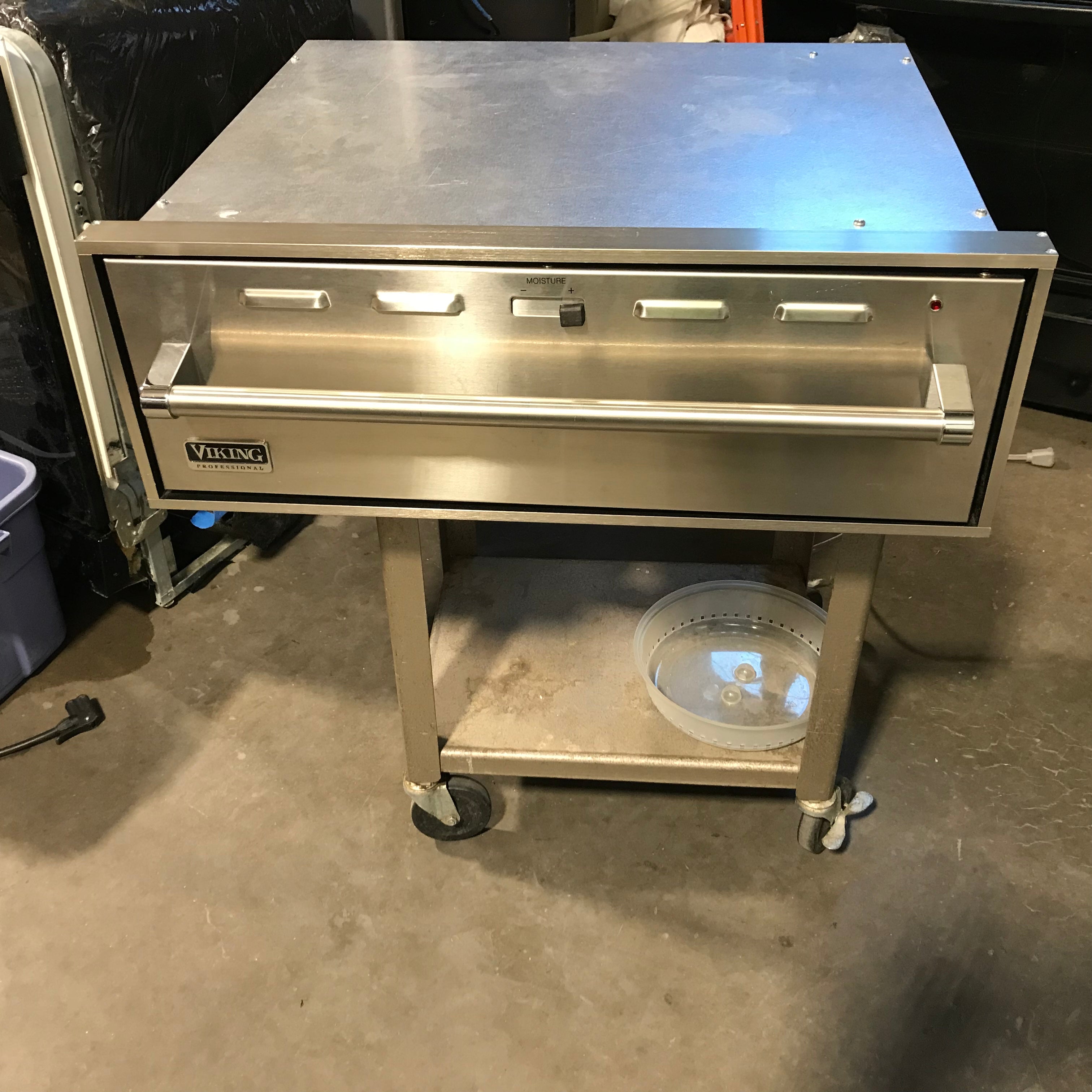 Viking Stainless Steel Warming Draw 29.5"x 25"x 10"