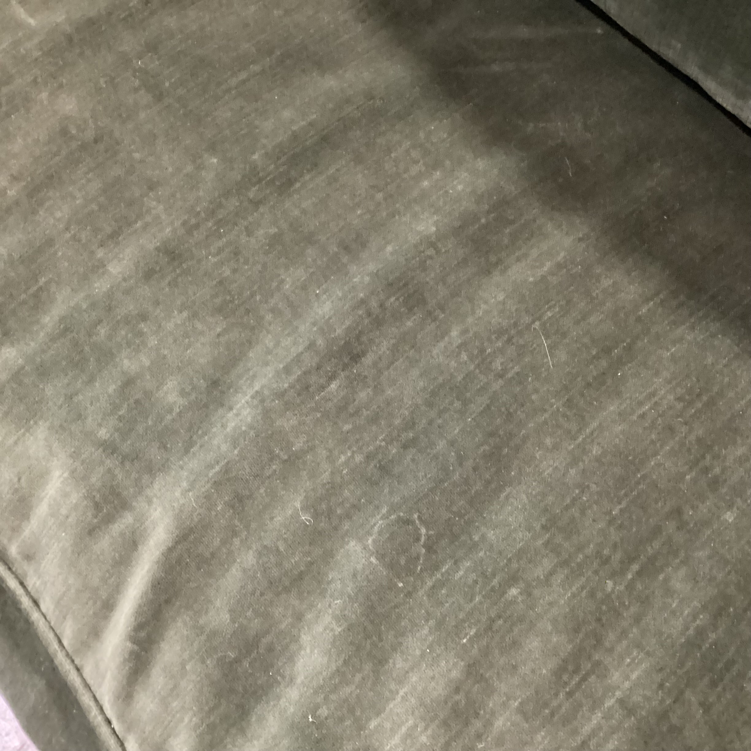 Pottery Barn Green Velvet Down Mix Queen Sleeper Sofa 84"x 42"x 32"