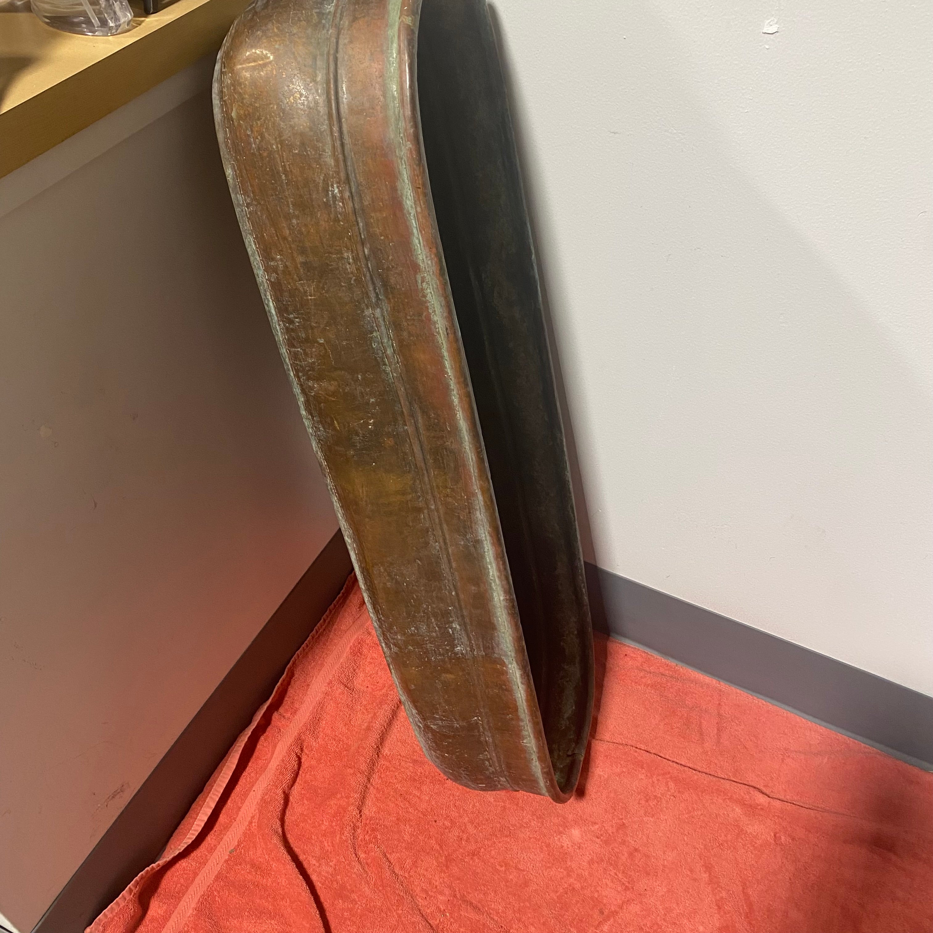 Vintage Copper Trough/Planter 38"x 11"x 8"