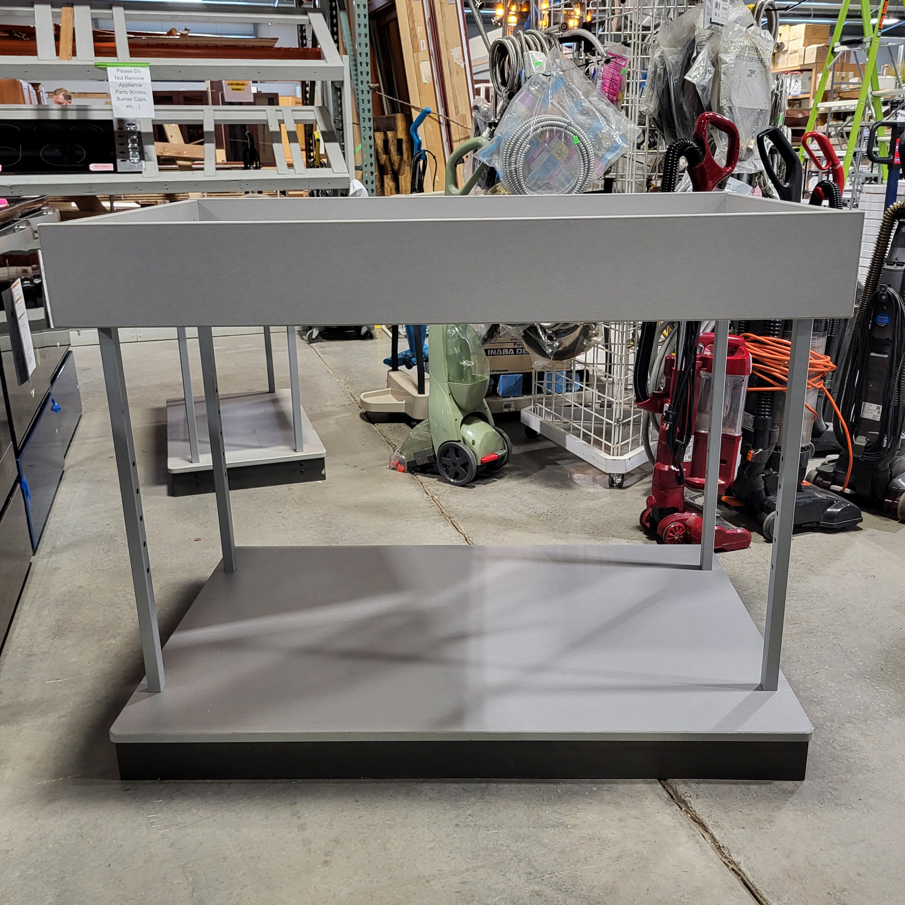 MDF Grey Tone Display Table 48"x 29.5"x 38"