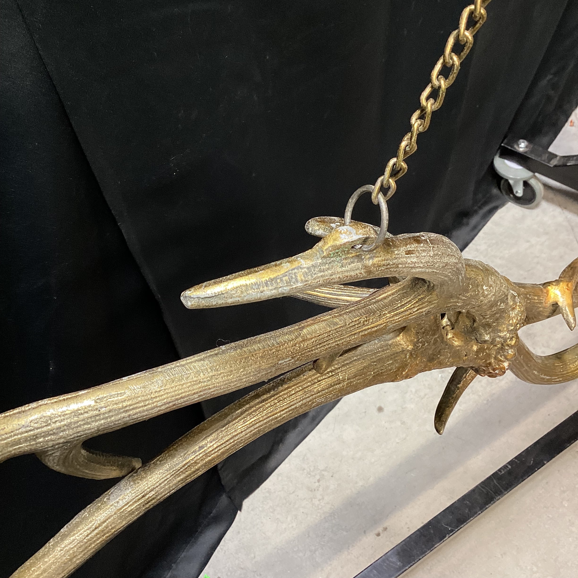 Faux Antler Aluminum Cast Hanging Art (2) 43" x 65"