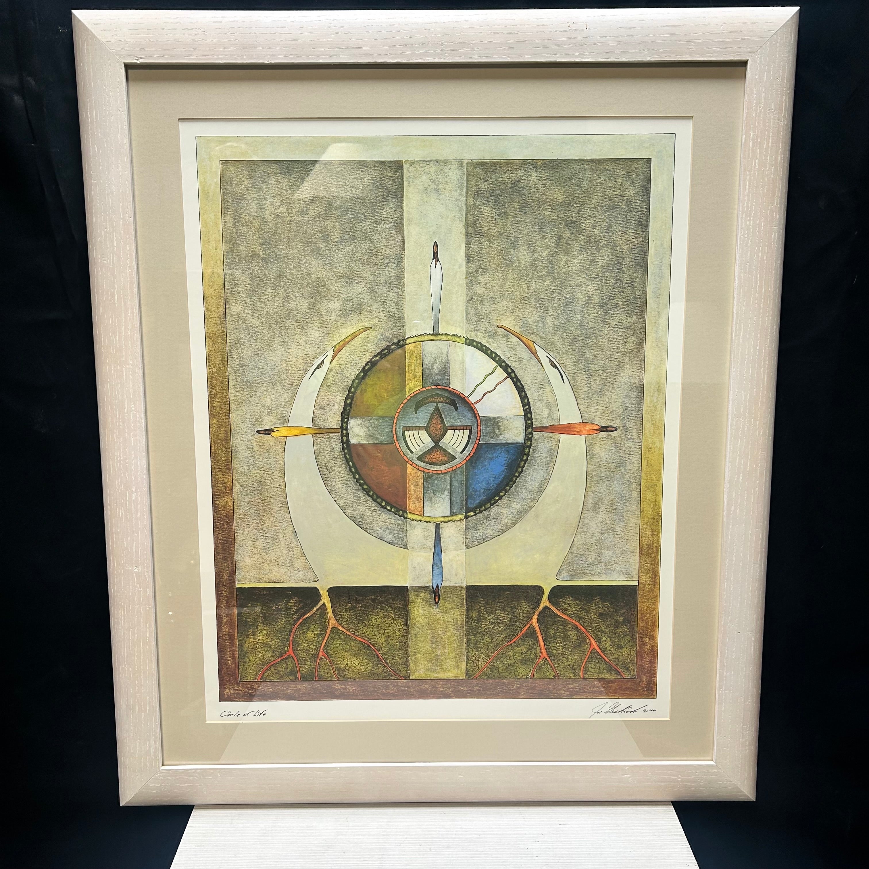 Joe Geshick "Circle Of Life" Print 26.5"x 31.5"