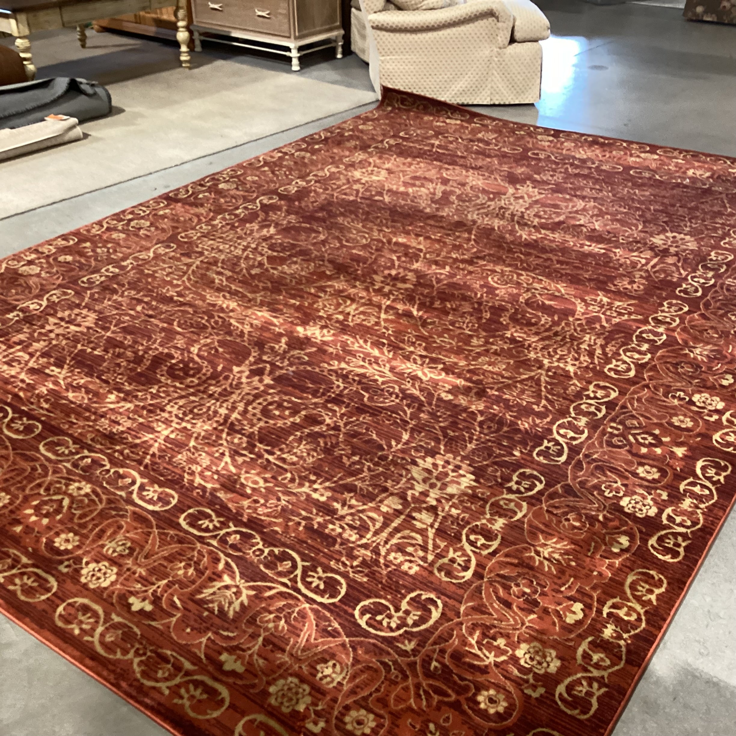 Safavieh Serenity Ruby Gold Design Rug 8'6" x 12'