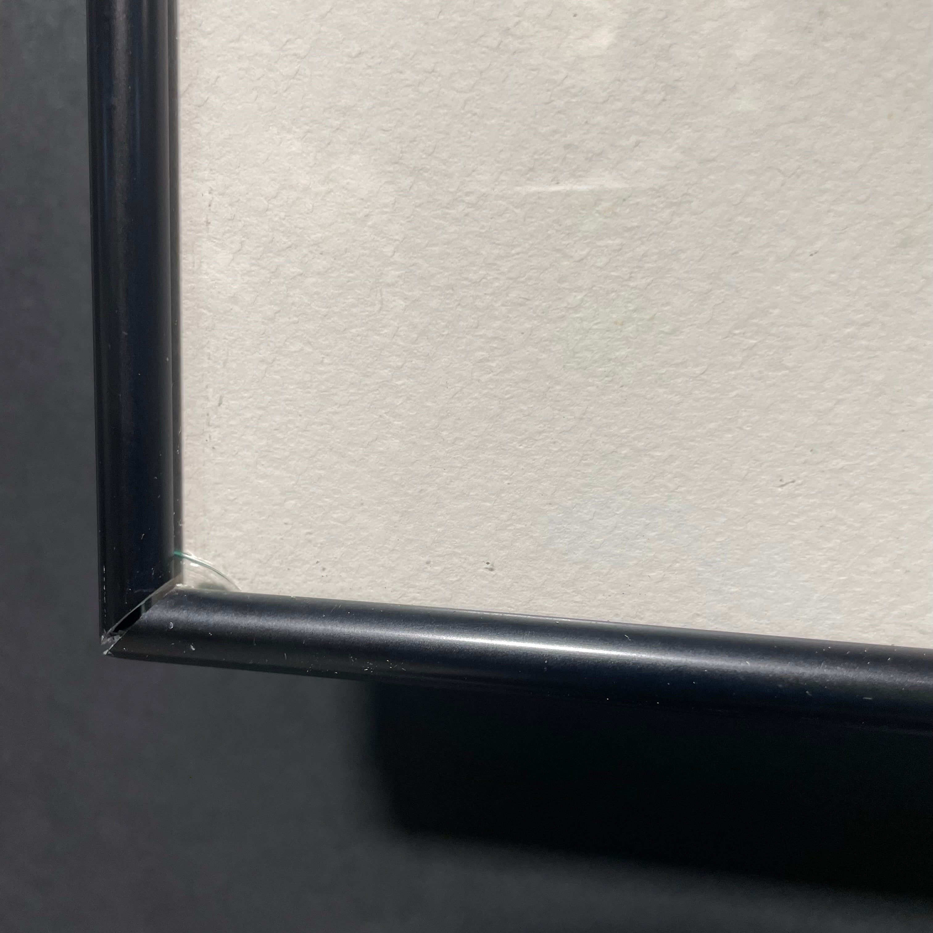 Sam English Signed/Dated "That Meeting" Print In Black Frame 37" x 29"