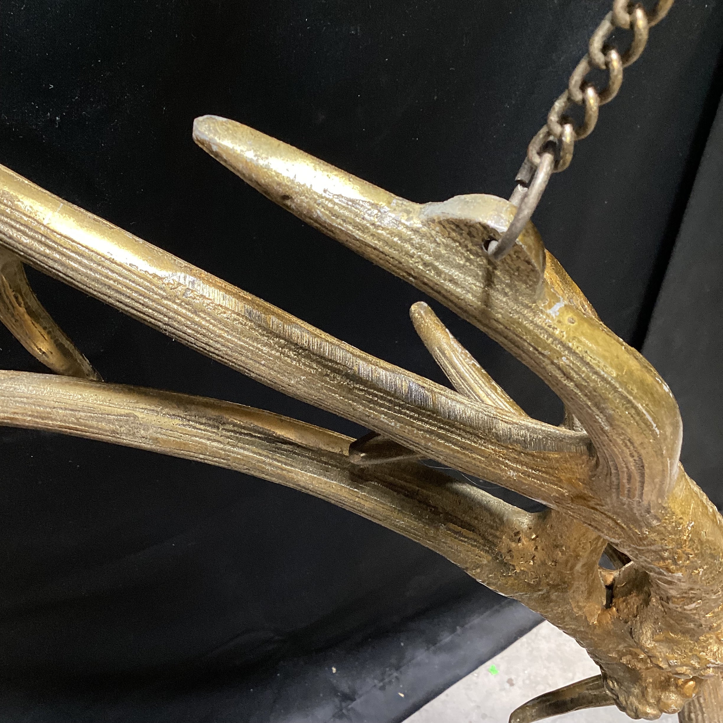 Faux Antler Aluminum Cast Hanging Art (1) 43" x 65"