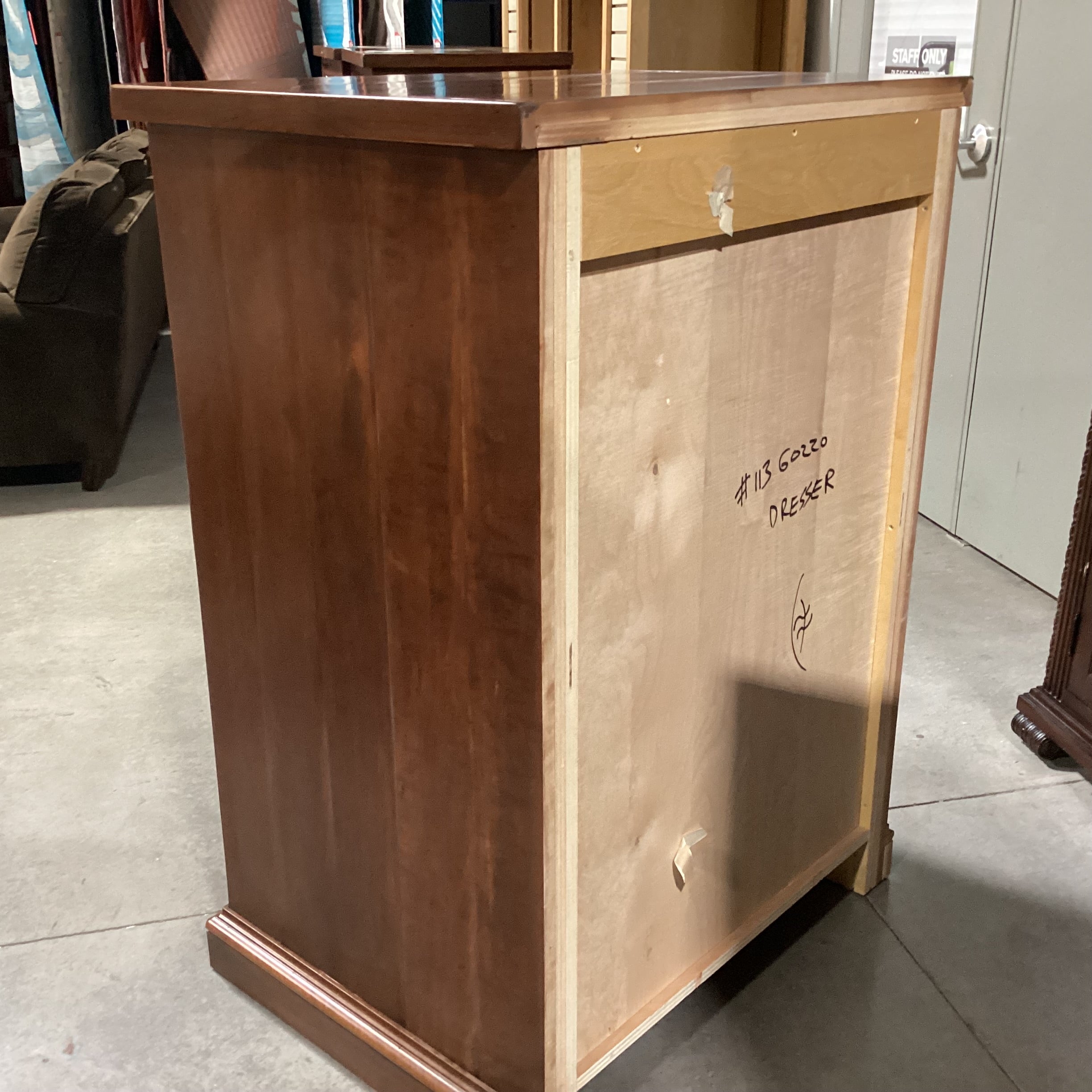 Custom Crafted Solid Finished Wood 5 Softclose Drawer Chest Dresser 34"x 25"x 48"