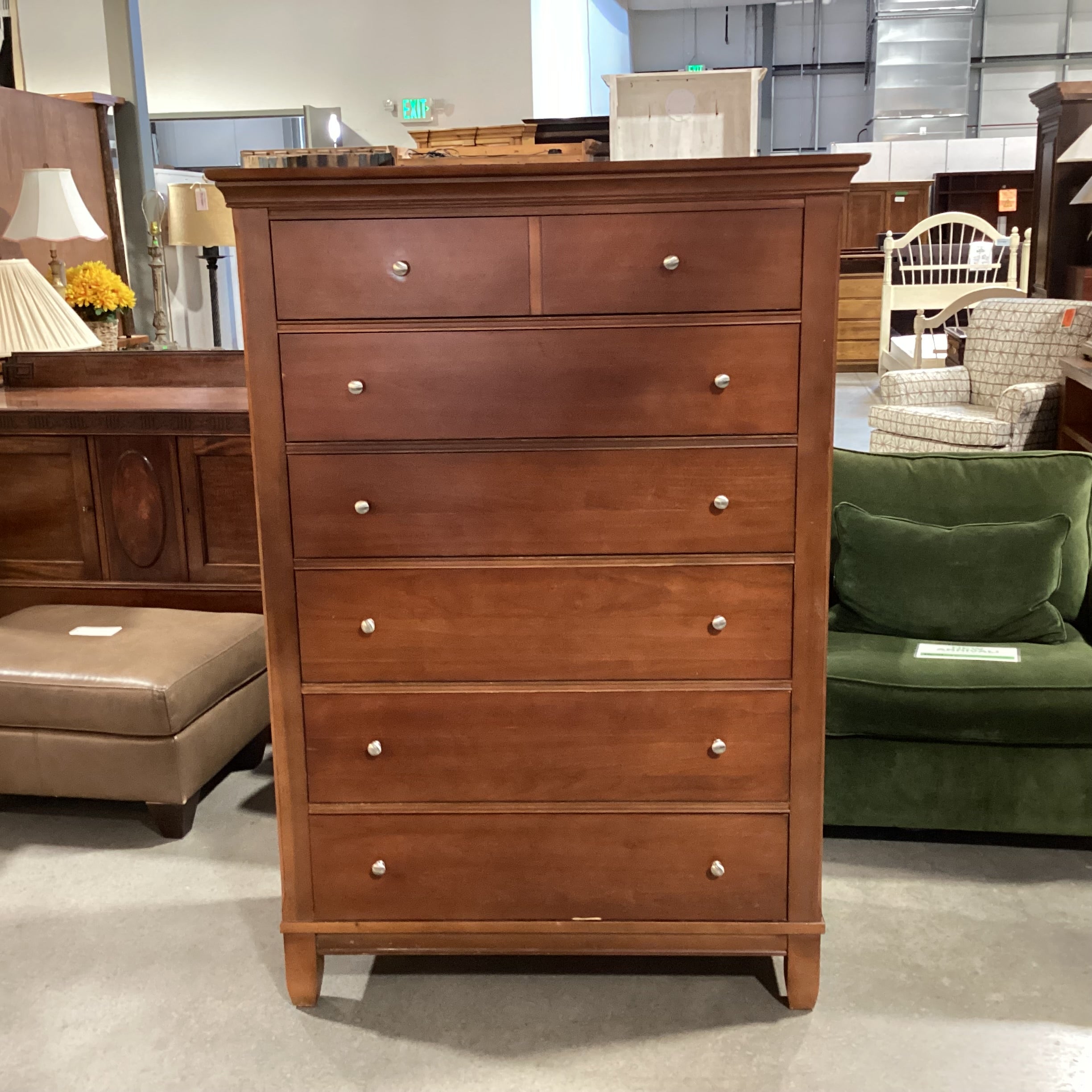 Thomasville Finished Wood 6 Drawer Chest 42"x 19"x 60.5"