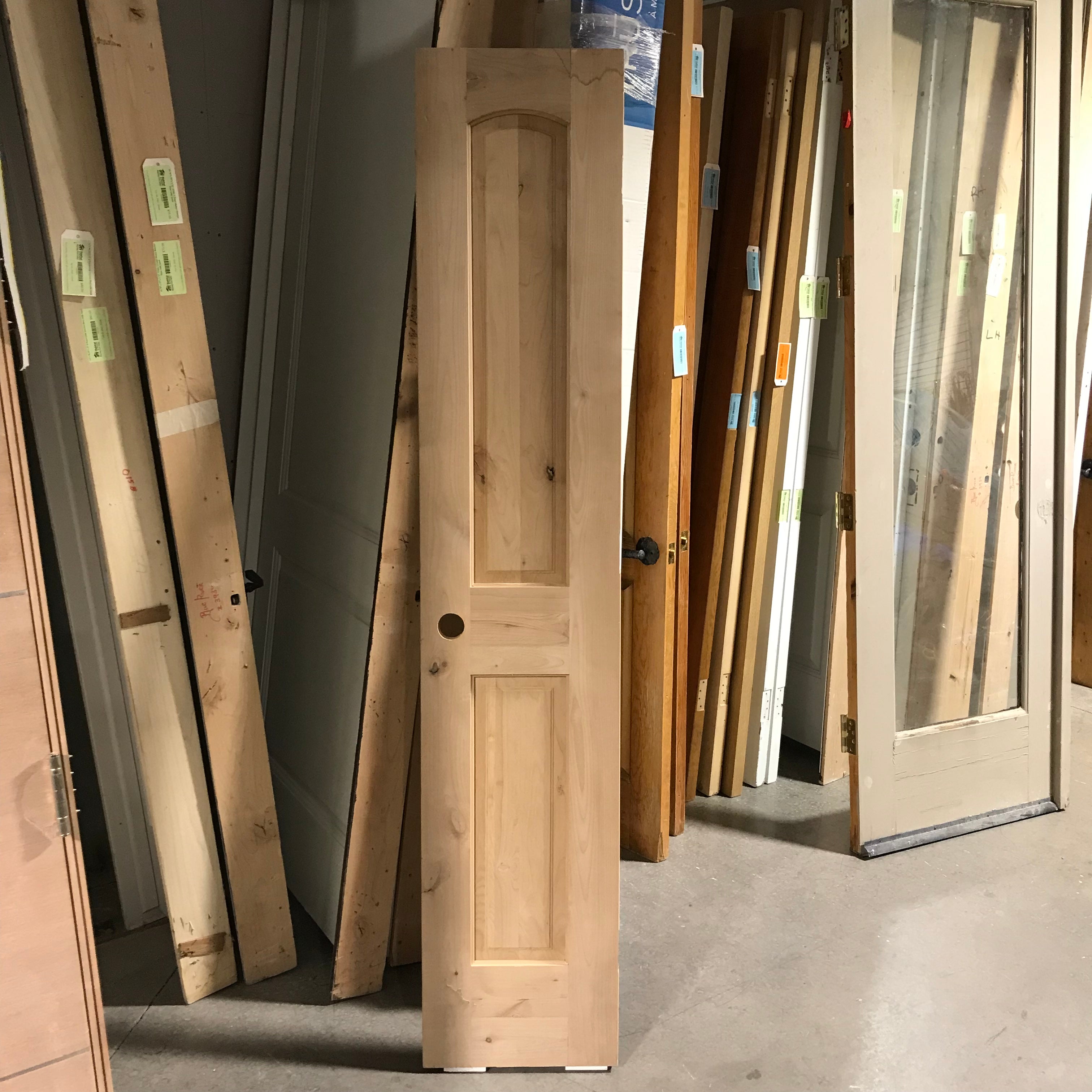 15.75"x 80"x 1.25" Pine 2 Panel Interior Door Slab