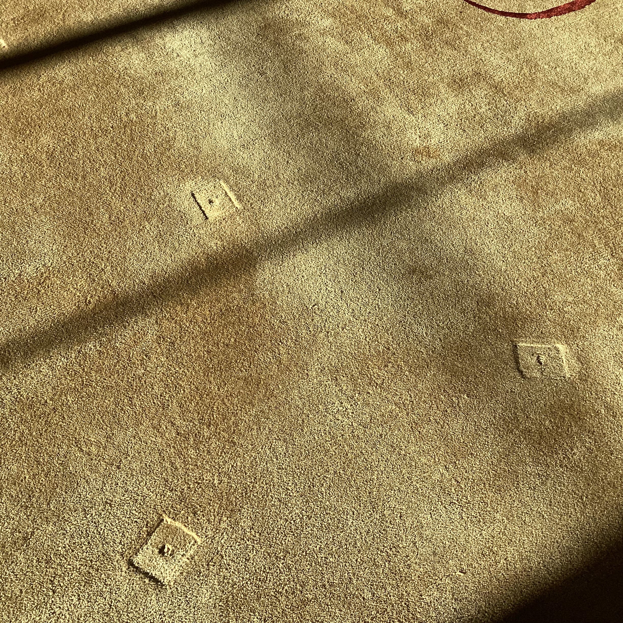 Gold with Burnt Orange Ribbon Hand Made in Nepal Hand Knotted Spun Wool Rug 10'1"x 16'3"