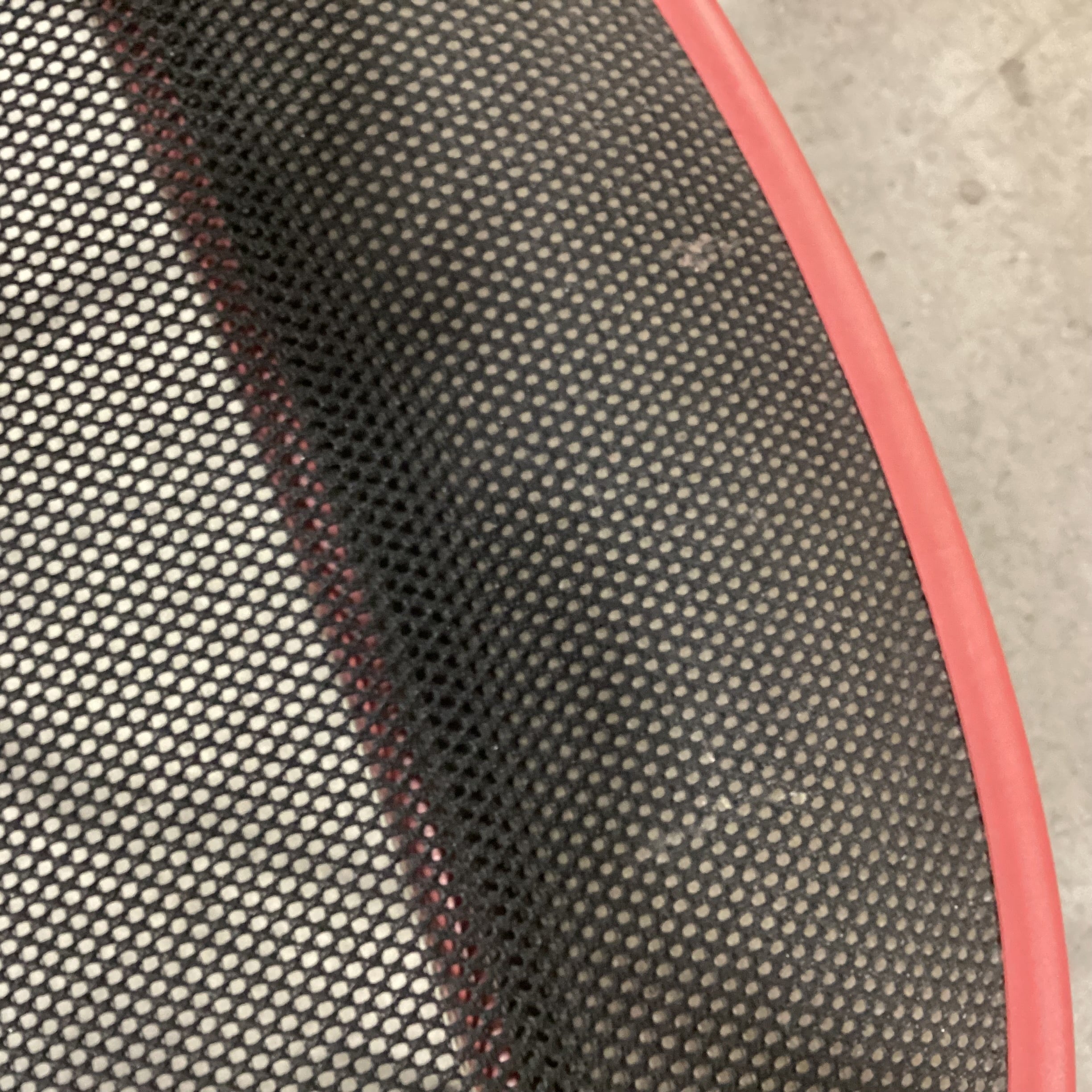 Herman Miller Raspberry & Black Mesh on Casters Office Chair 24"x 23"x 32"