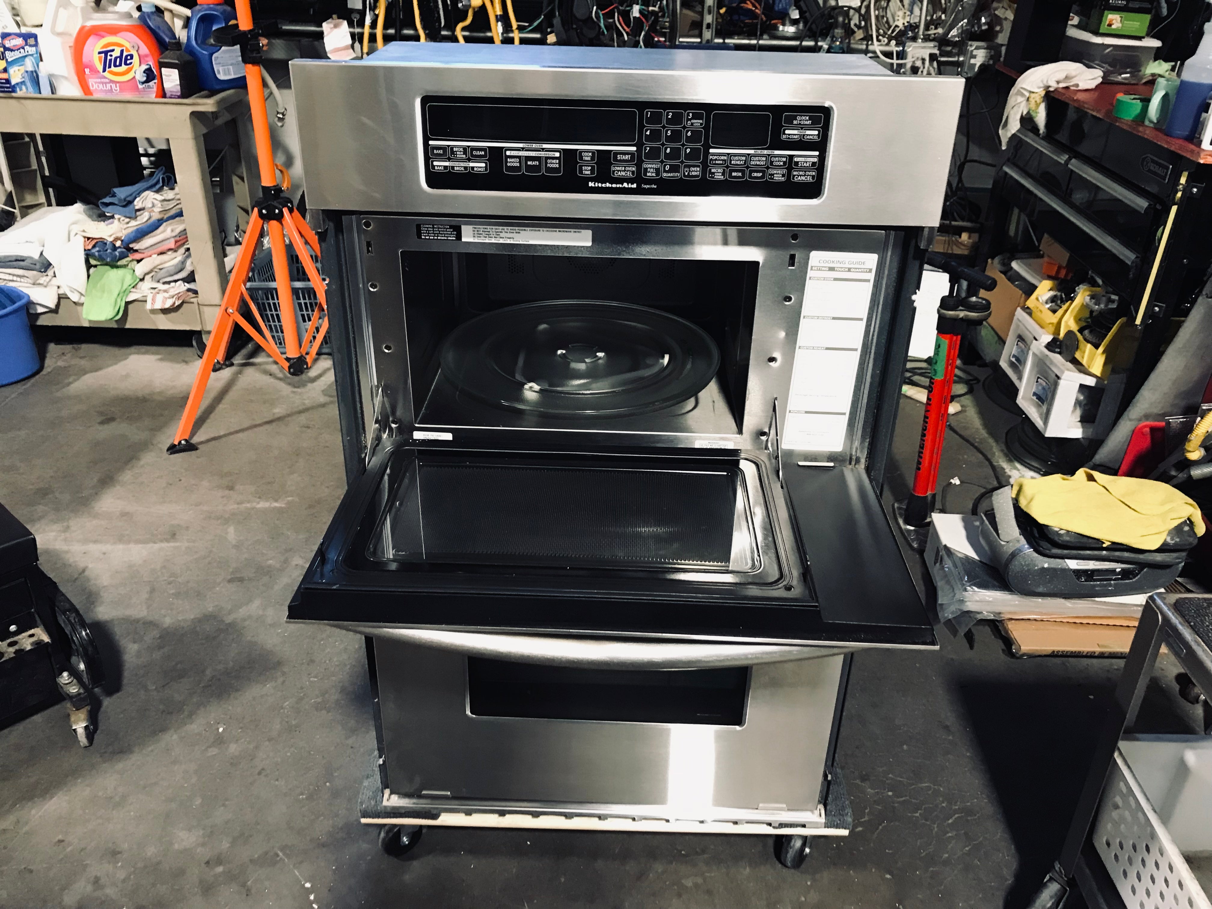 KitchenAid Stainless Steel Microwave/Wall Oven Combo 27"x 23"x 42"