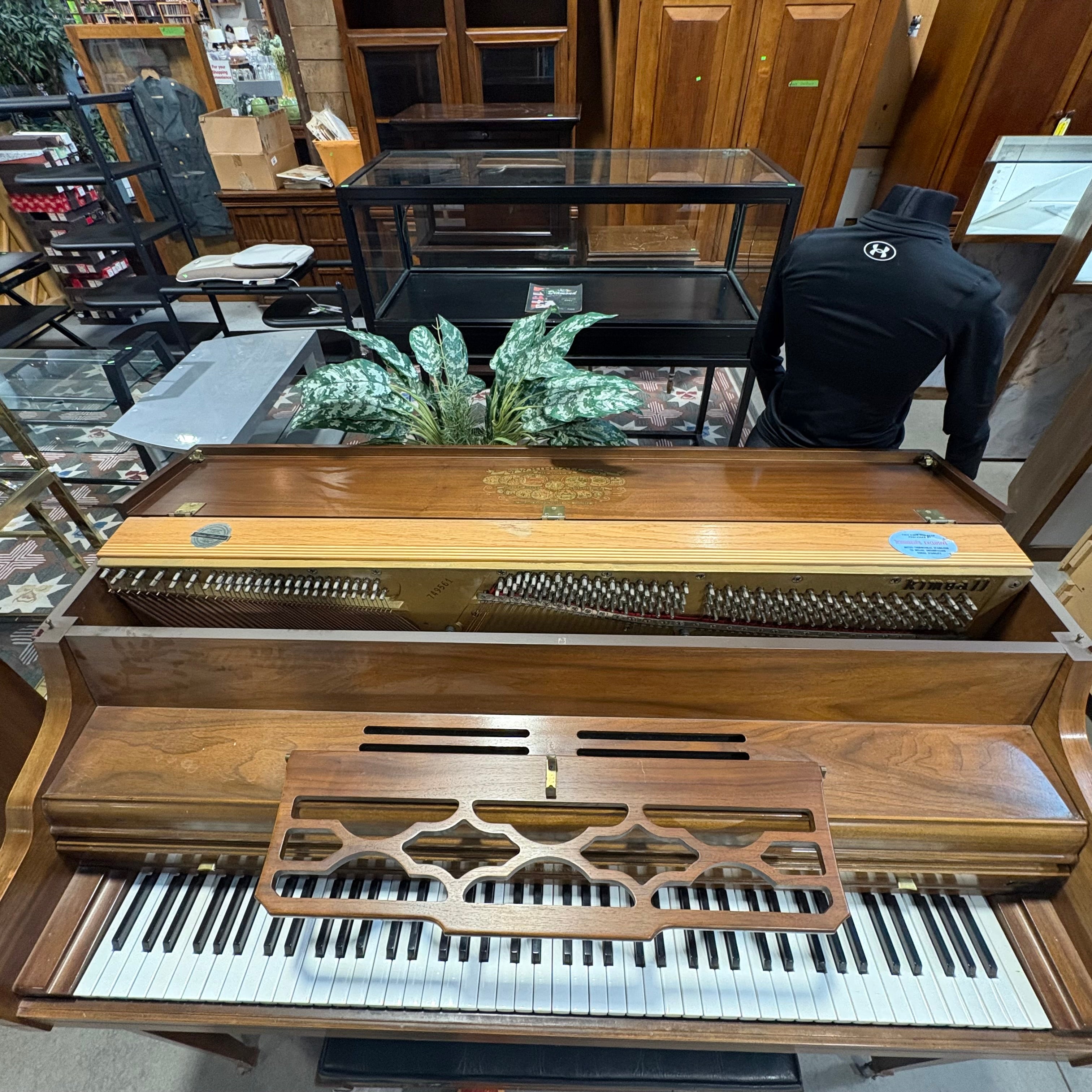 Kimball Console Upright Piano w/Bench