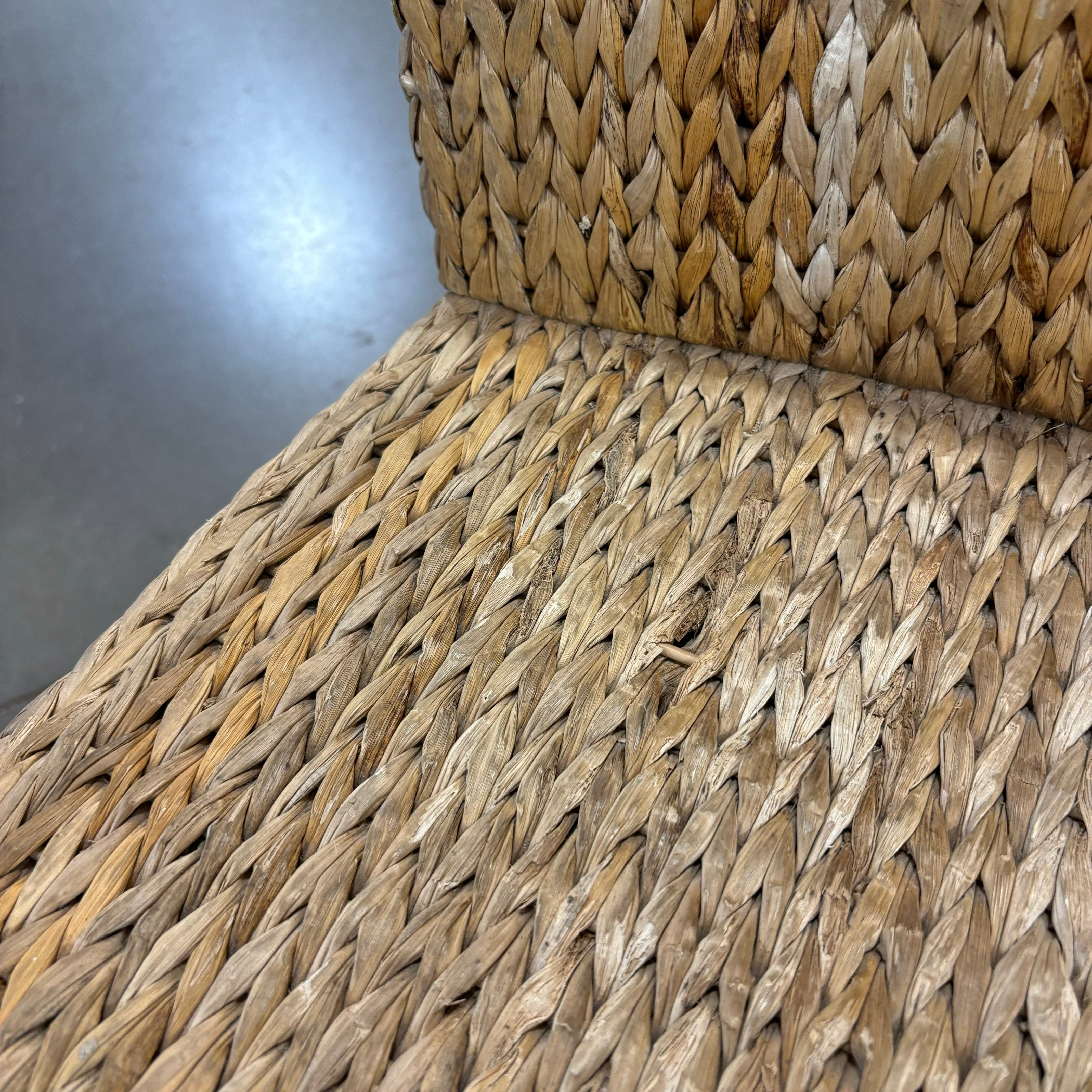 Pottery Barn Seagrass Highback Dining Chair 19"x 22"x 40"