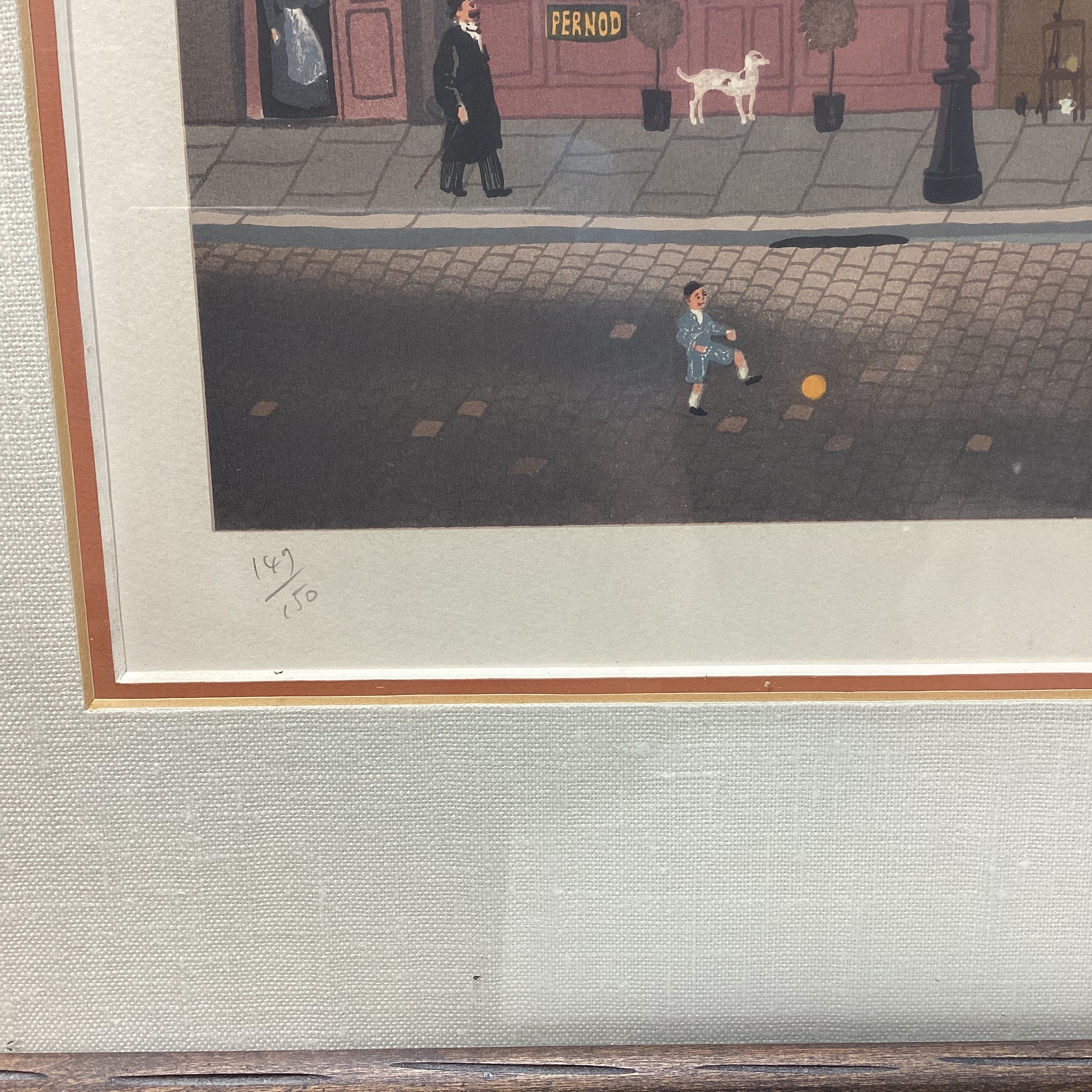 Michel Delacroix Pencil Signed "Crepuscule" Limited Edition Lithograph Print 33.5" x 30"