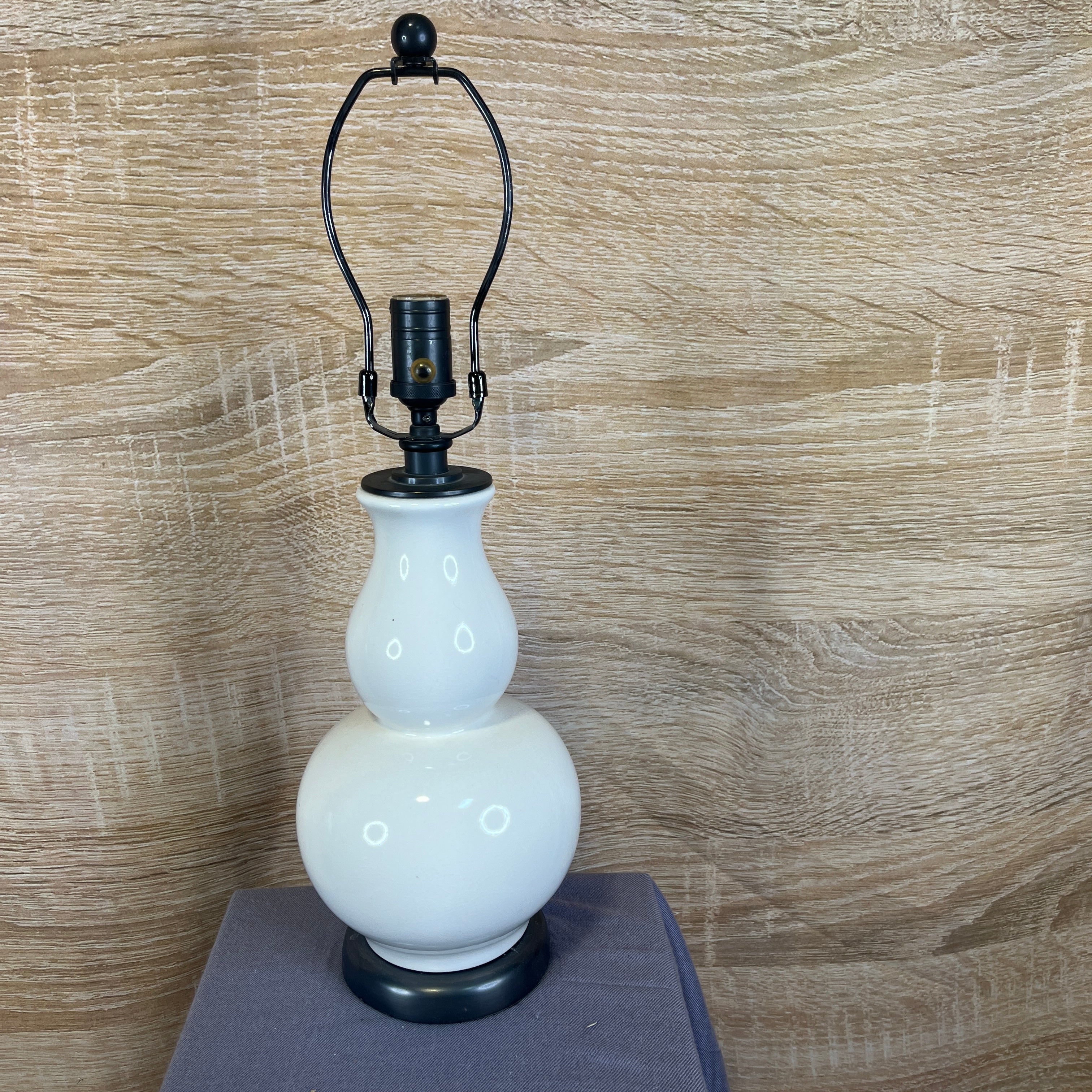 Visual Comfort White Ceramic Table Lamp 8" Diameter x 23"
