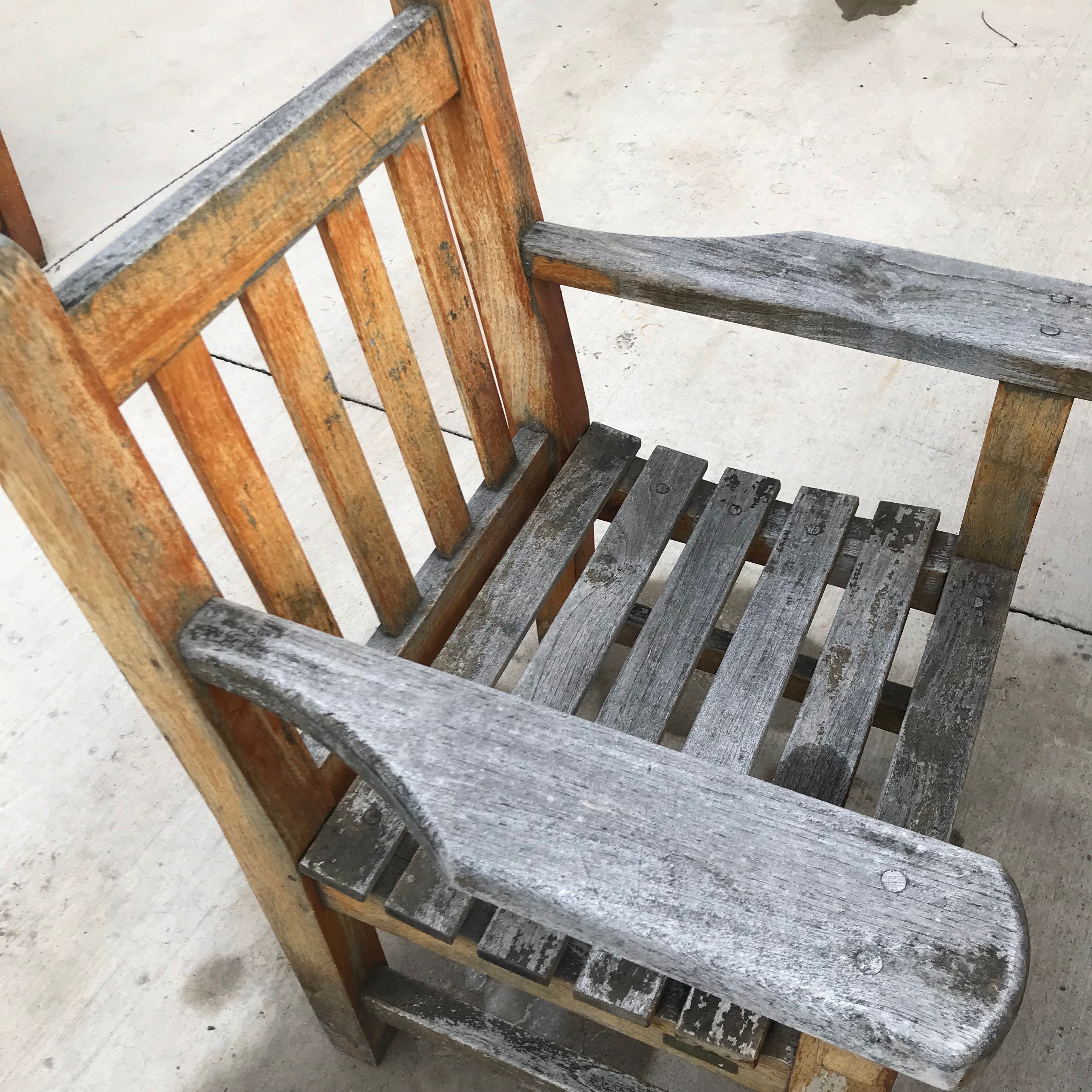 65"x 31"x 28" Barlow&Tyree Teak Patio Table Set W/ 6 Chairs