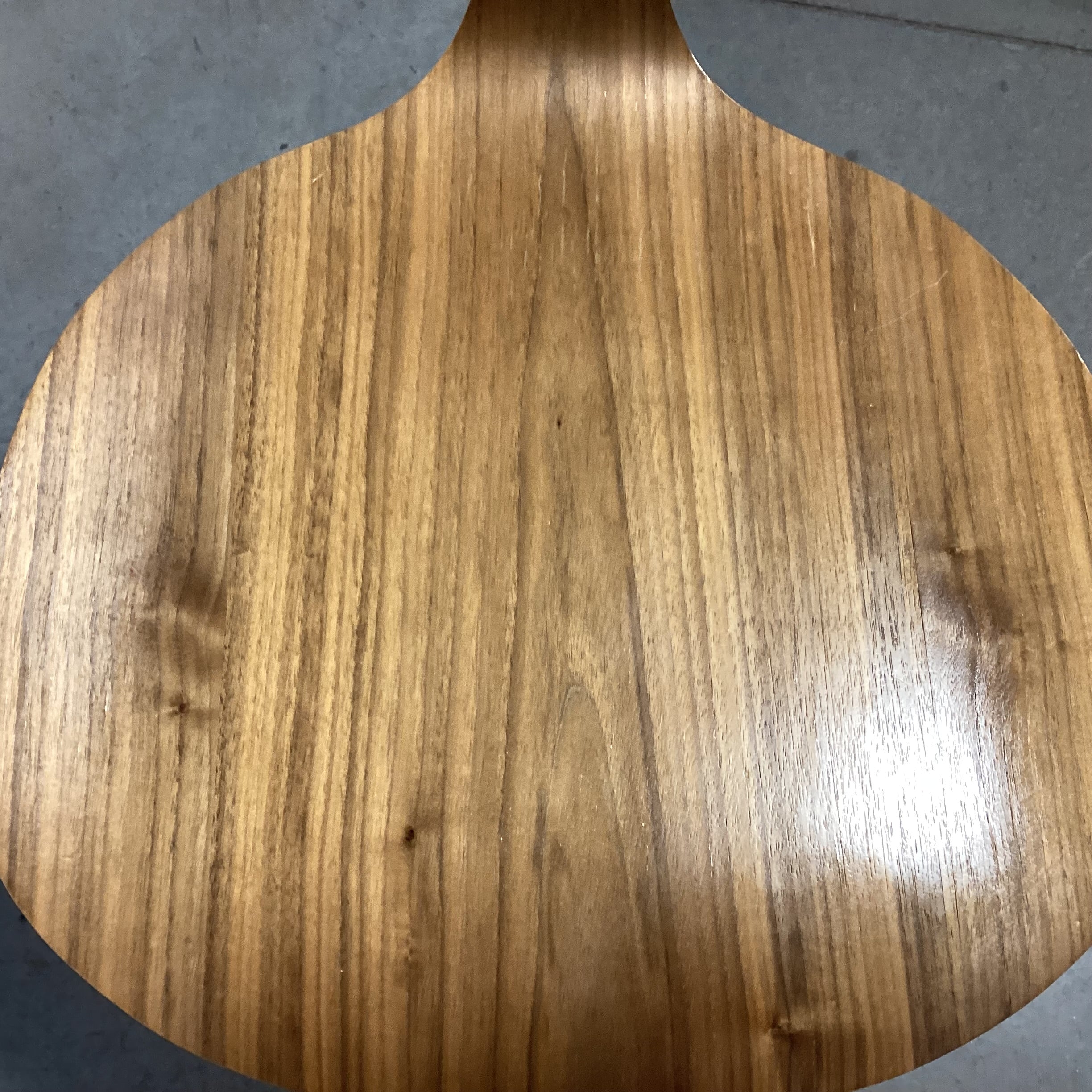 Norman Cherner for Rove Classic Pressed Walnut Modern Barstool 26"