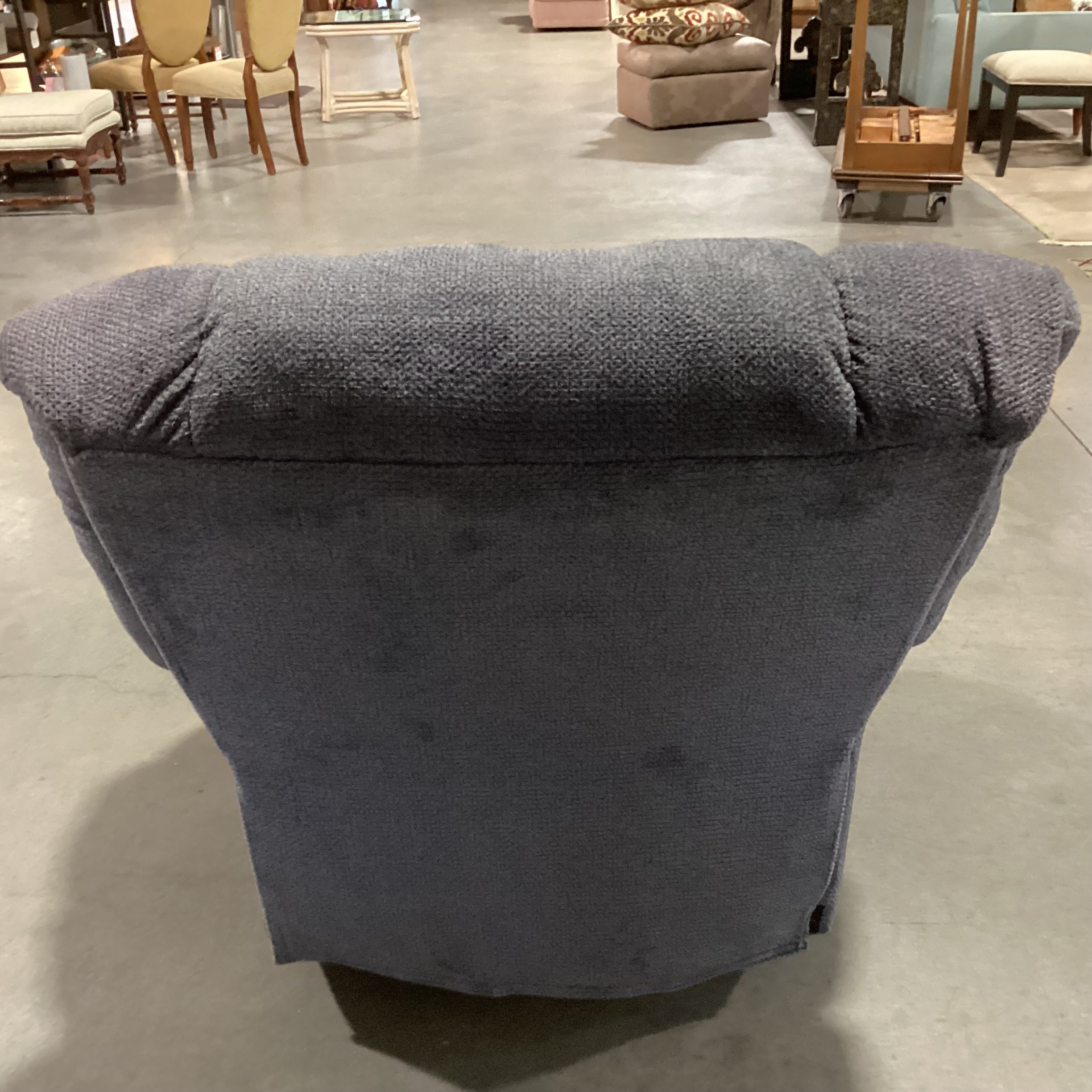 Catnapper Slate Chenille Woven Rock Swivel Recliner Chair 43"x 43"x 42"