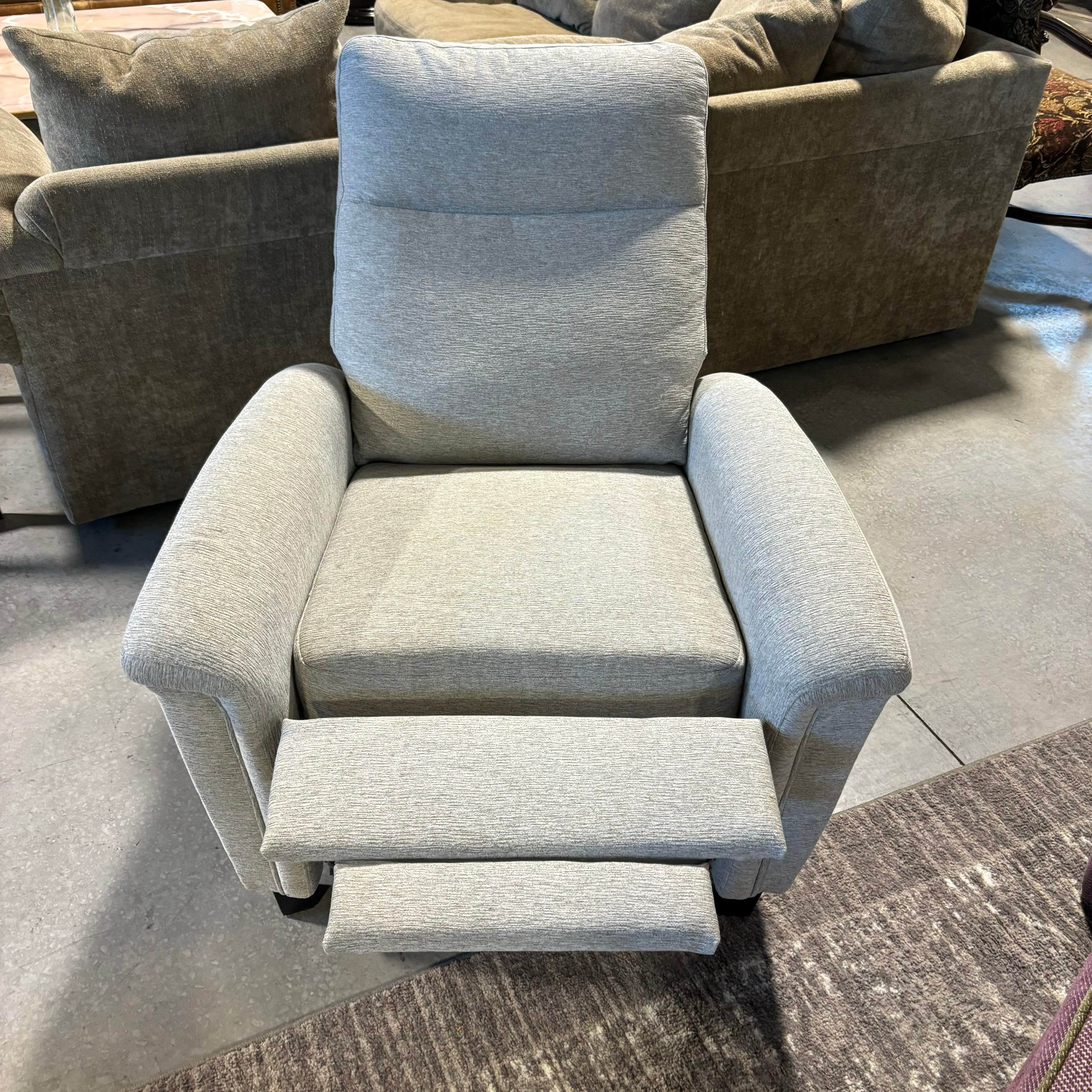 Heather Grey Recliner Chair 36"x 36" to 62"x 41"