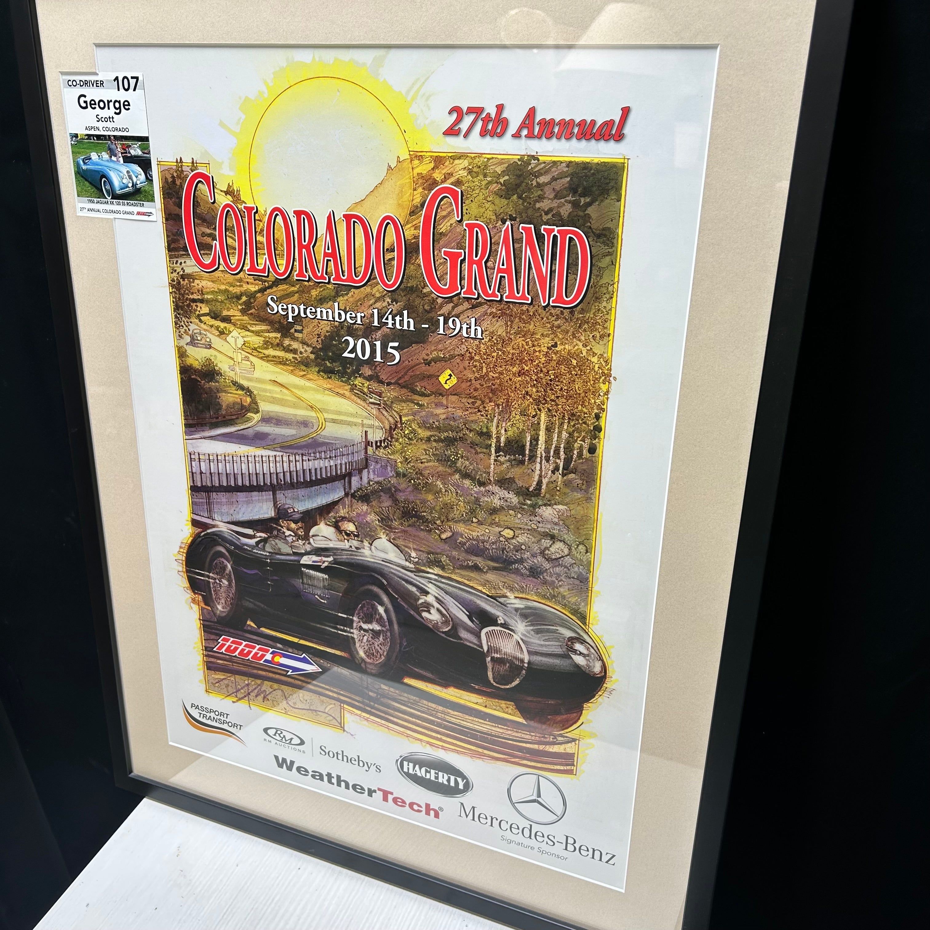Colorodo Grand 27th Annual Poster With George Scott Of Aspen 23"x 29"