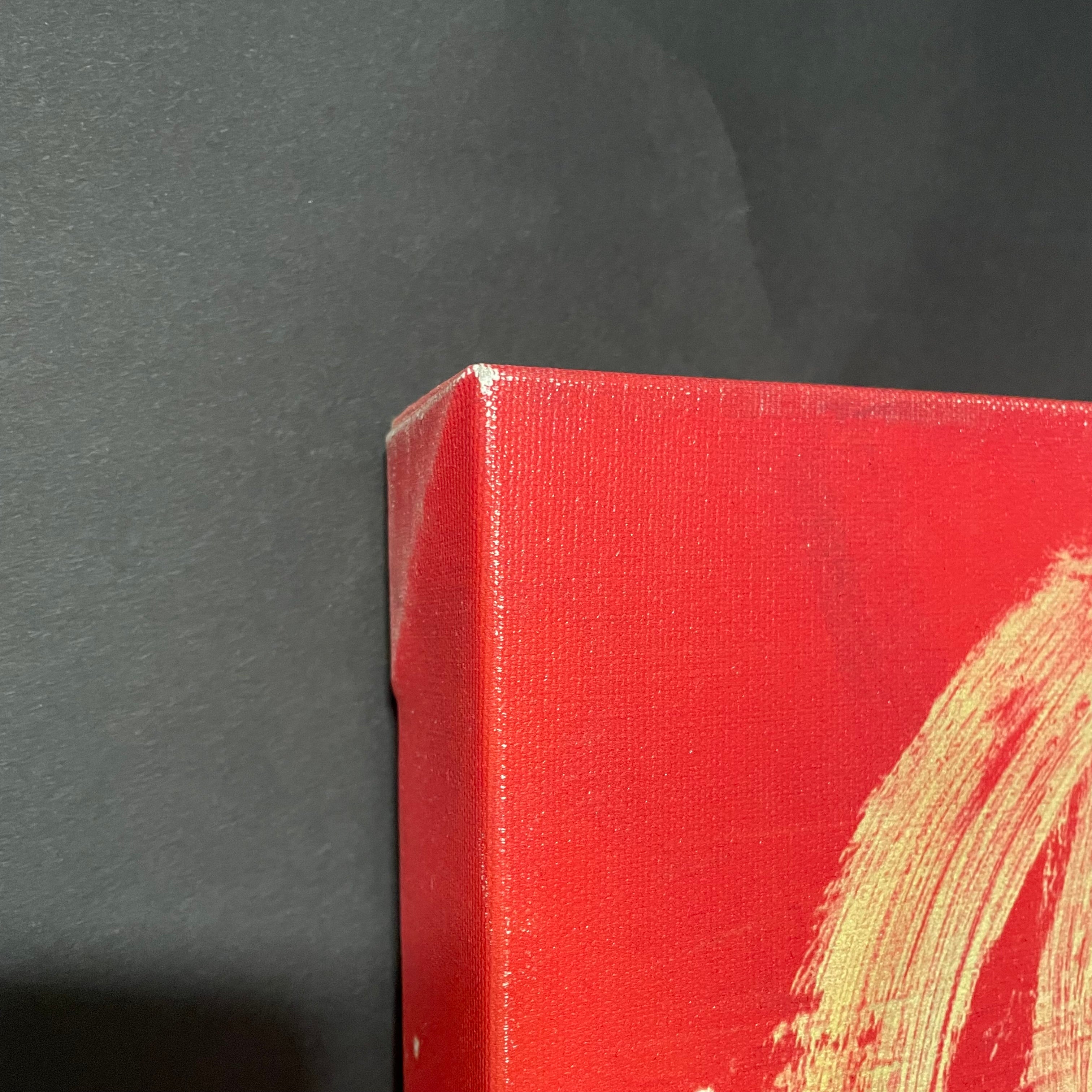 Benjamin Deal Signed Limited Edition "Red I" Canvas Print 24" x 48"