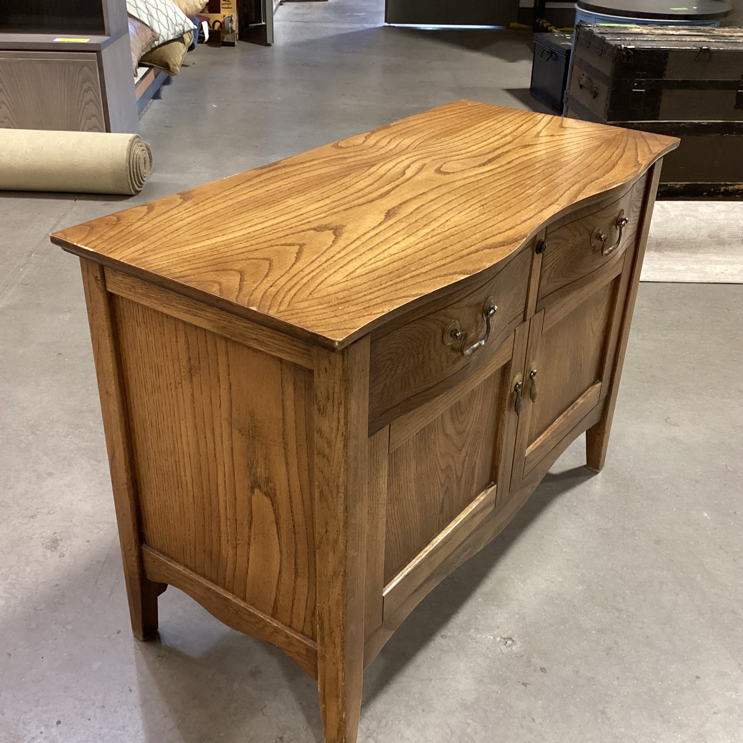Vintage Lane Cedar Lined Faux Front Chest Trunk 37.5"x 18"x 27"