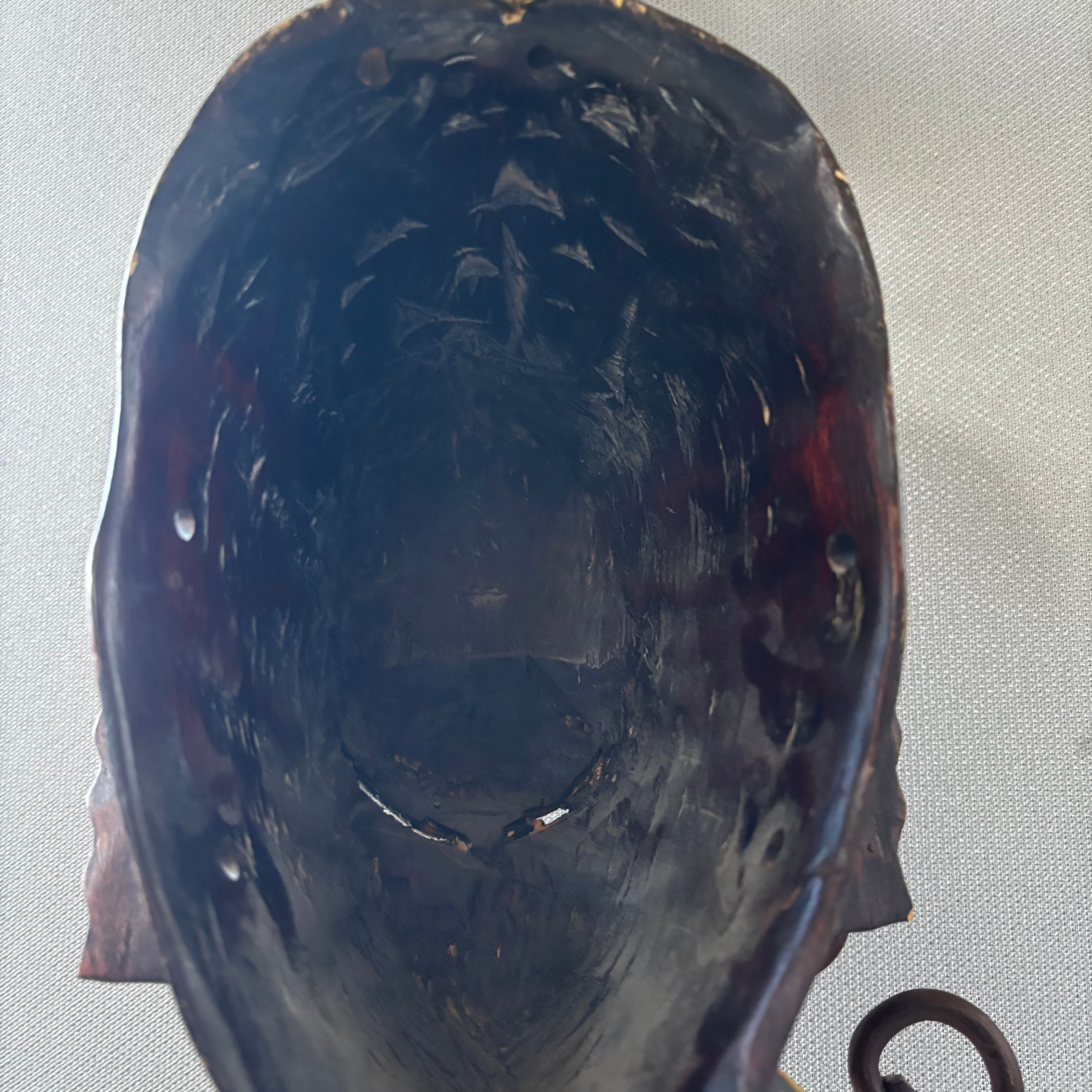 Vintage Handcrafted African Guro Mask, 7"x 7"x 30"