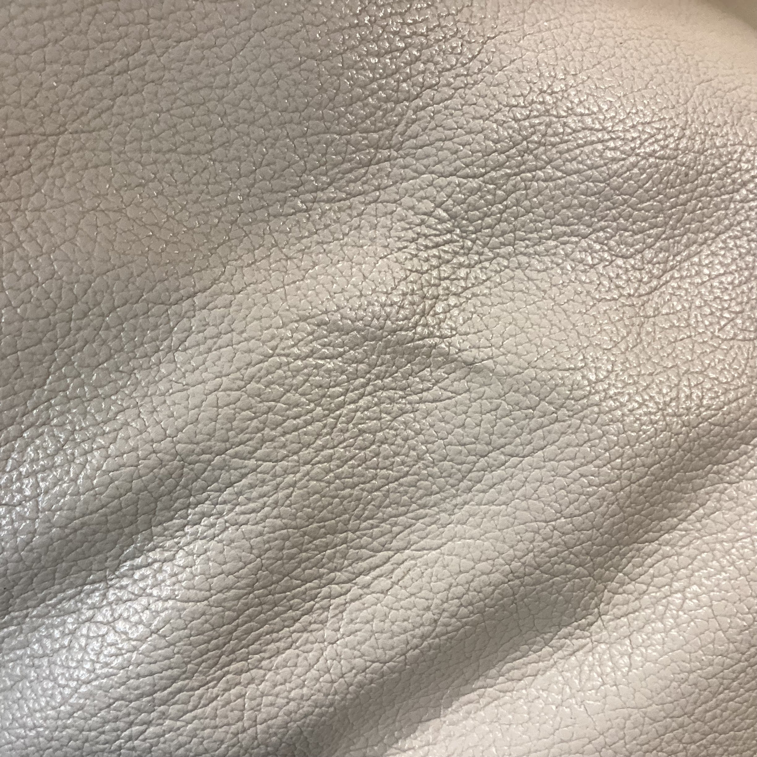 Beige Leather Loveseat Sofa 61"x 34"x 32"
