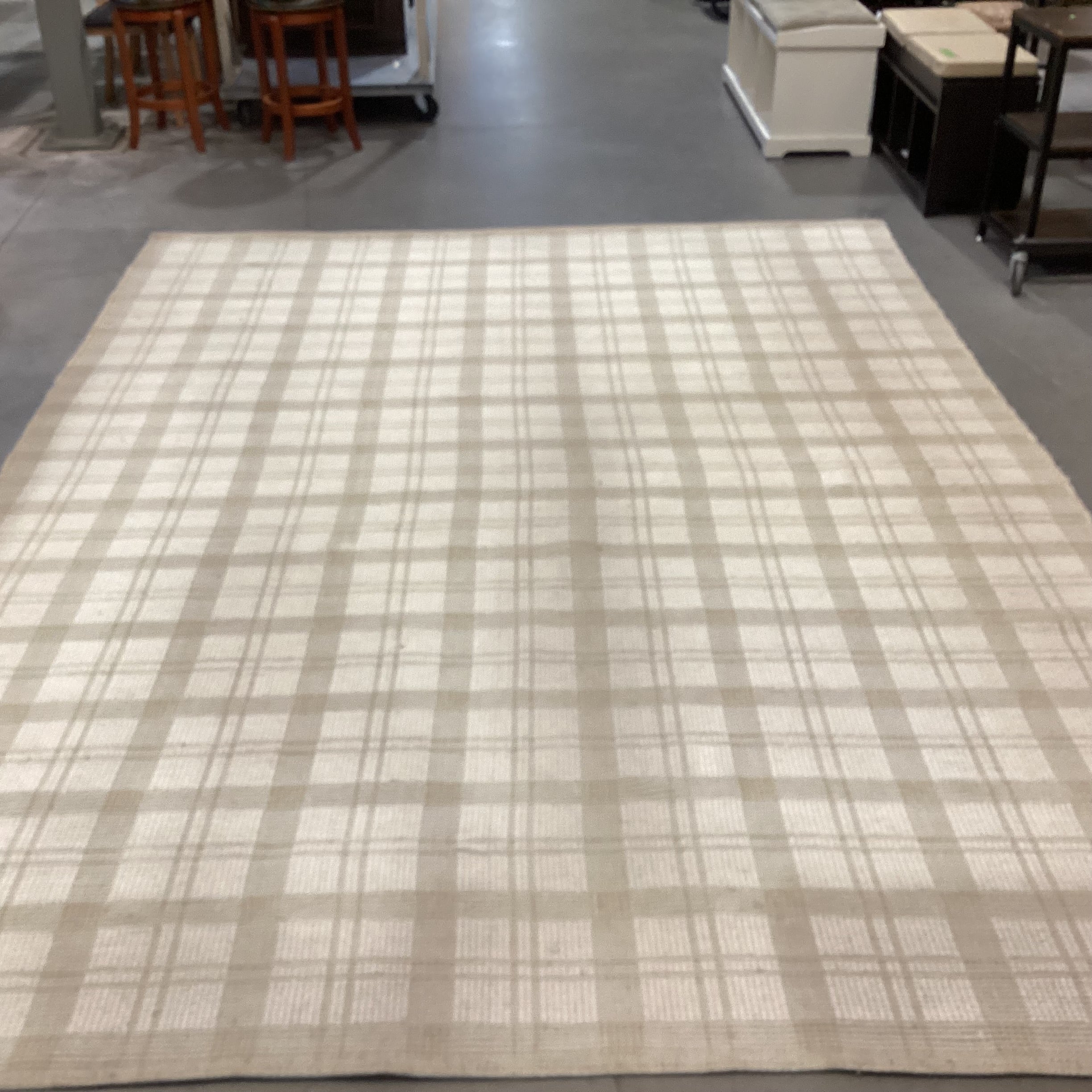 Magnolia Home & Loloi Ryder Beige Ivory  Wool & Cotton Woven Rug 8'6"x 11'6"