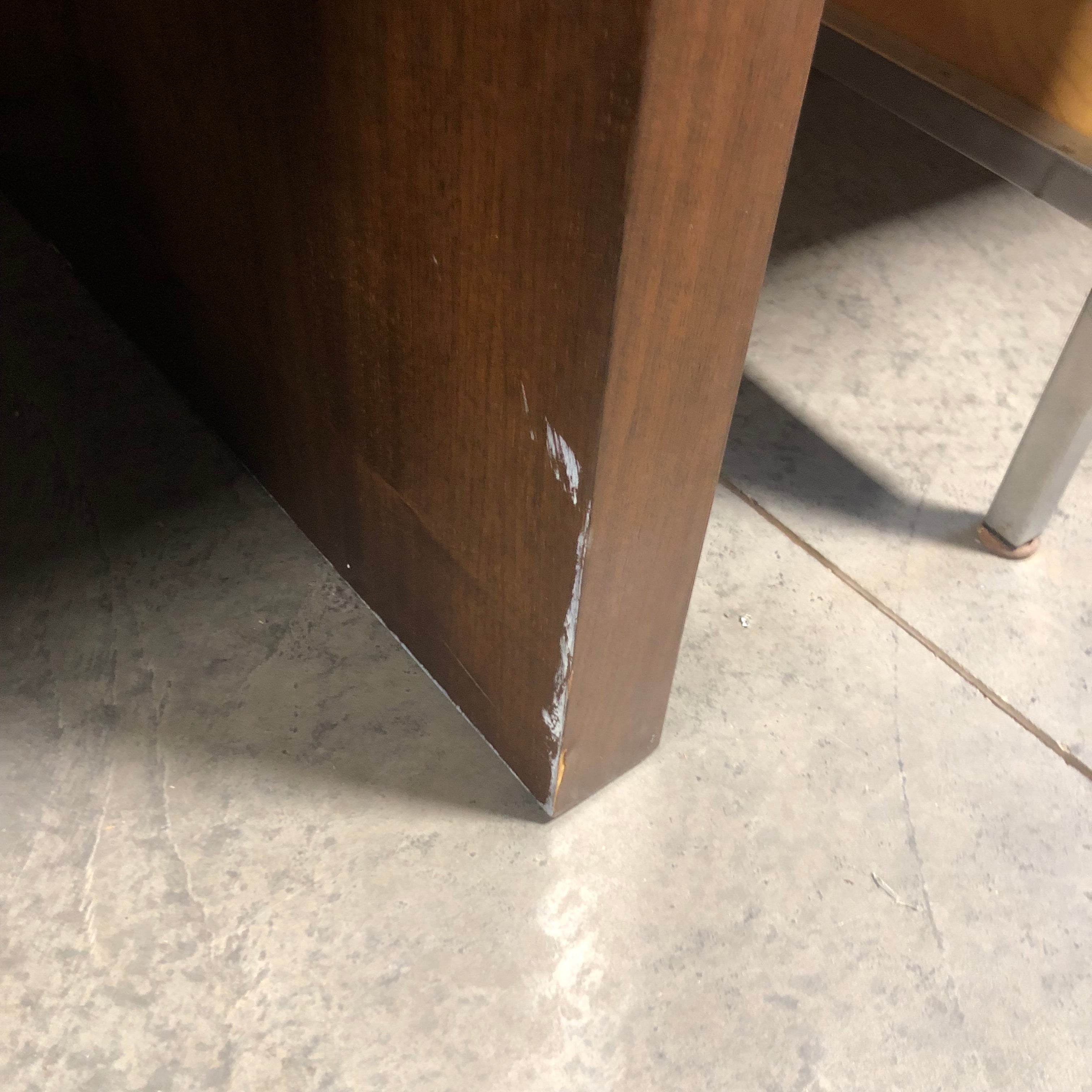 Dark Finish Oak Office Desk 60"x 28"x 30.5"