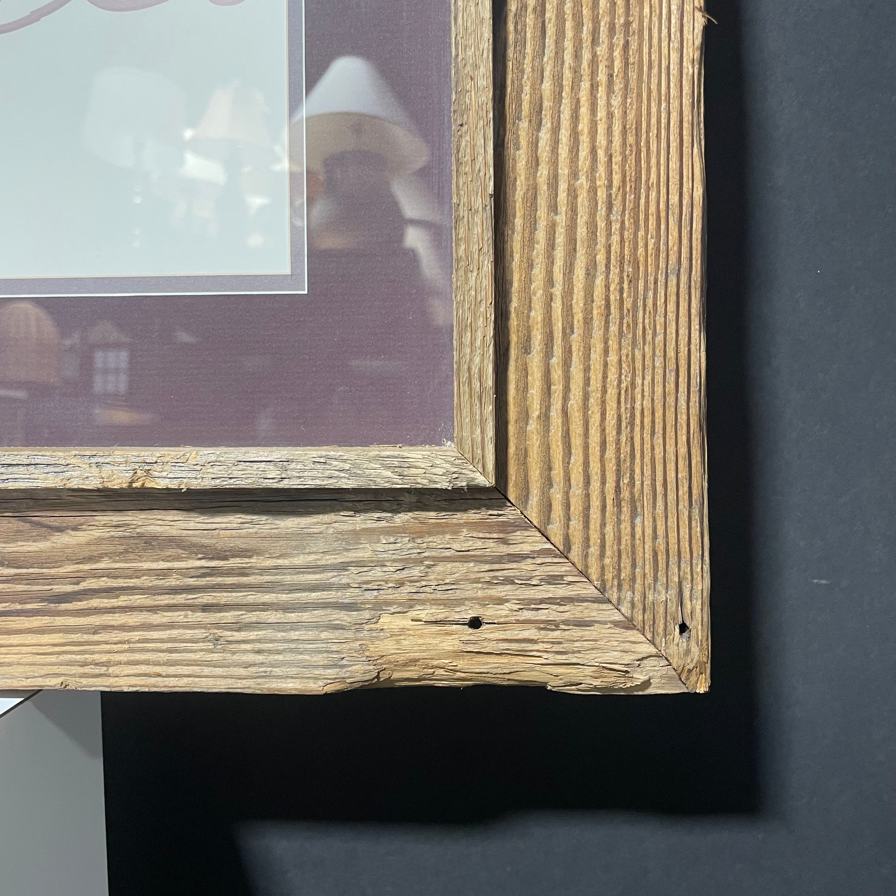 "Ride The Trail Of Truth" Cowgirls Print In Rustic Natural Wood Frame 26" x 32"