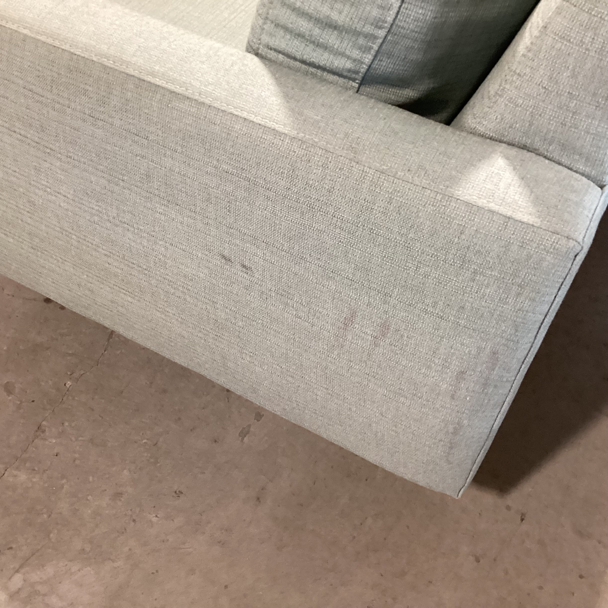 Room & Board Seafoam Woven Mid Century Style Sofa 70"x 38"x 32"