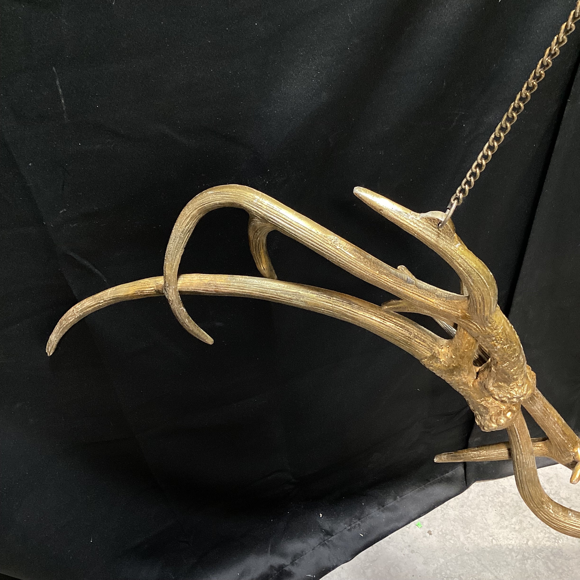 Faux Antler Aluminum Cast Hanging Art (1) 43" x 65"