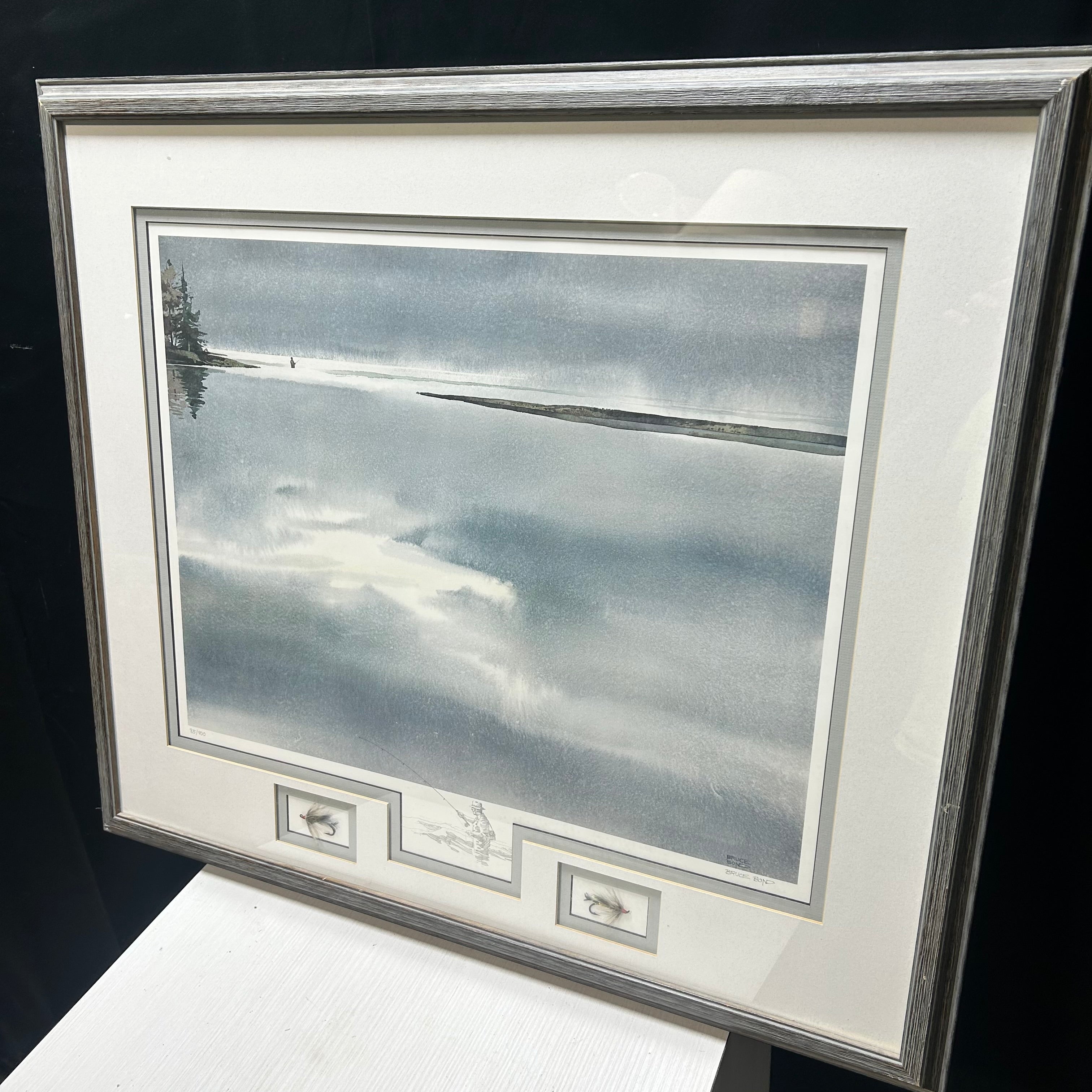 Bruce Bond "Fisherman" Signed Limited Edition 85/900 31"x27"