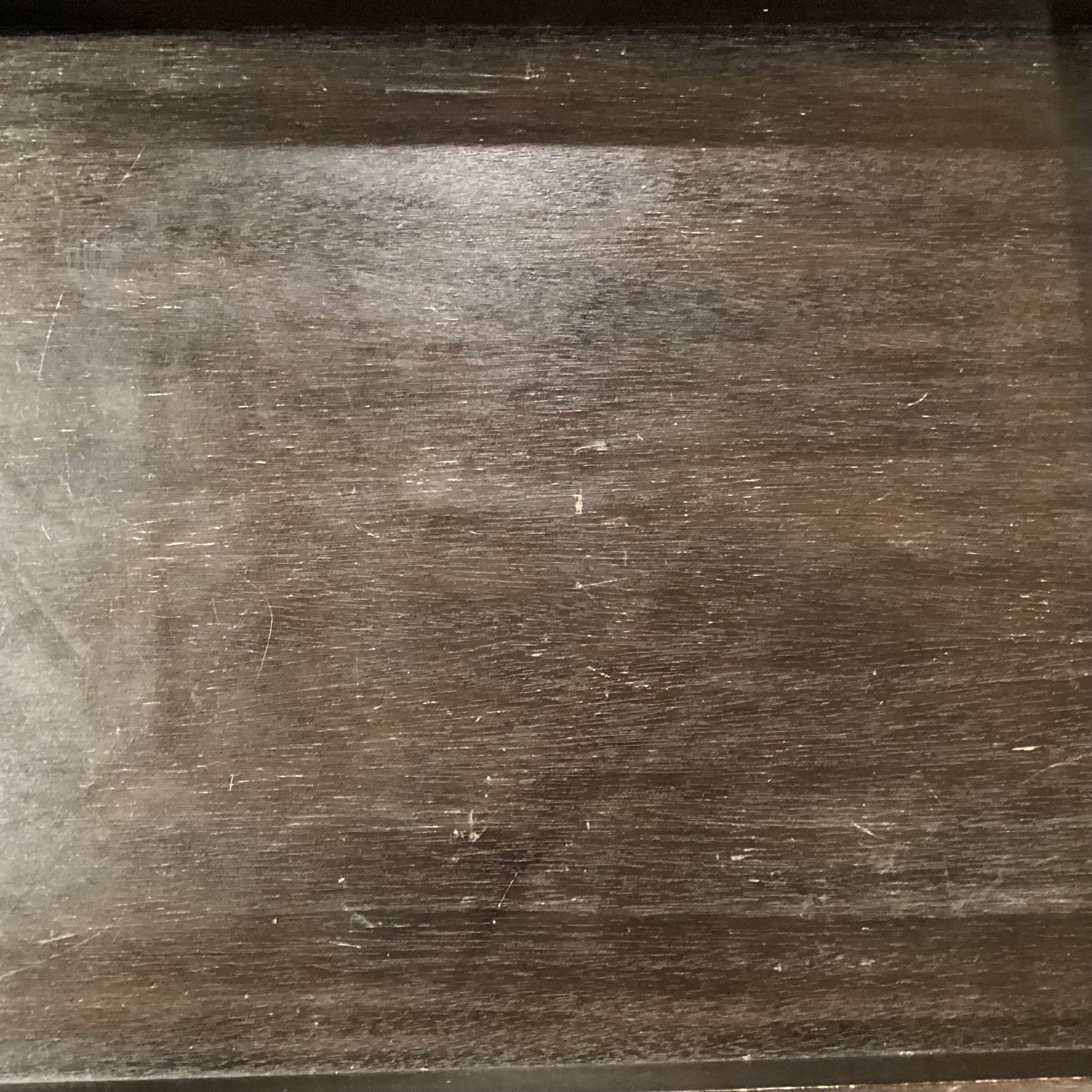 Dark Finish Wood Tray Top End Table 24"x 17"x 24.5"