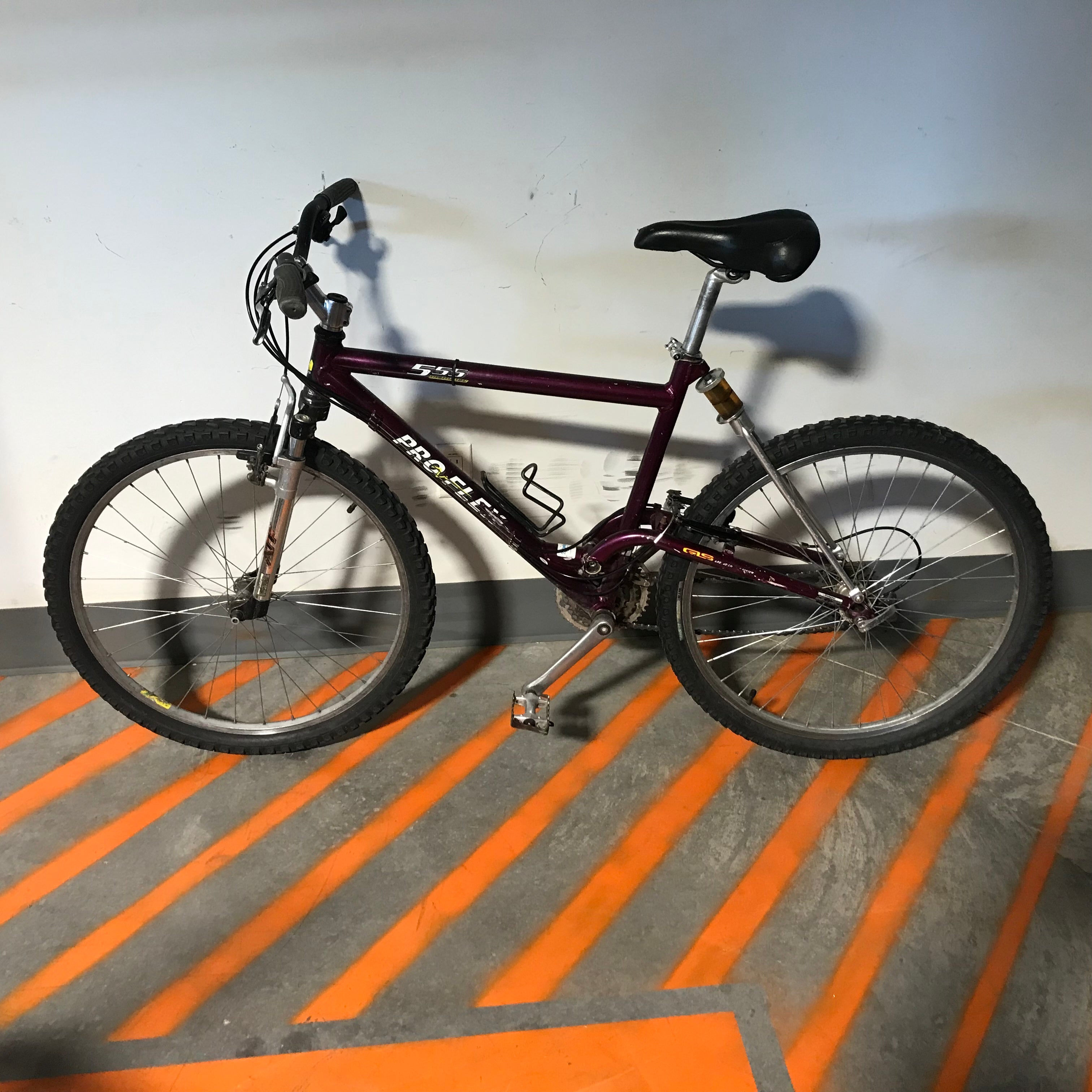 Pro Flex 555 Purple Full Supenion 21 Speed Mountain Bike 19"