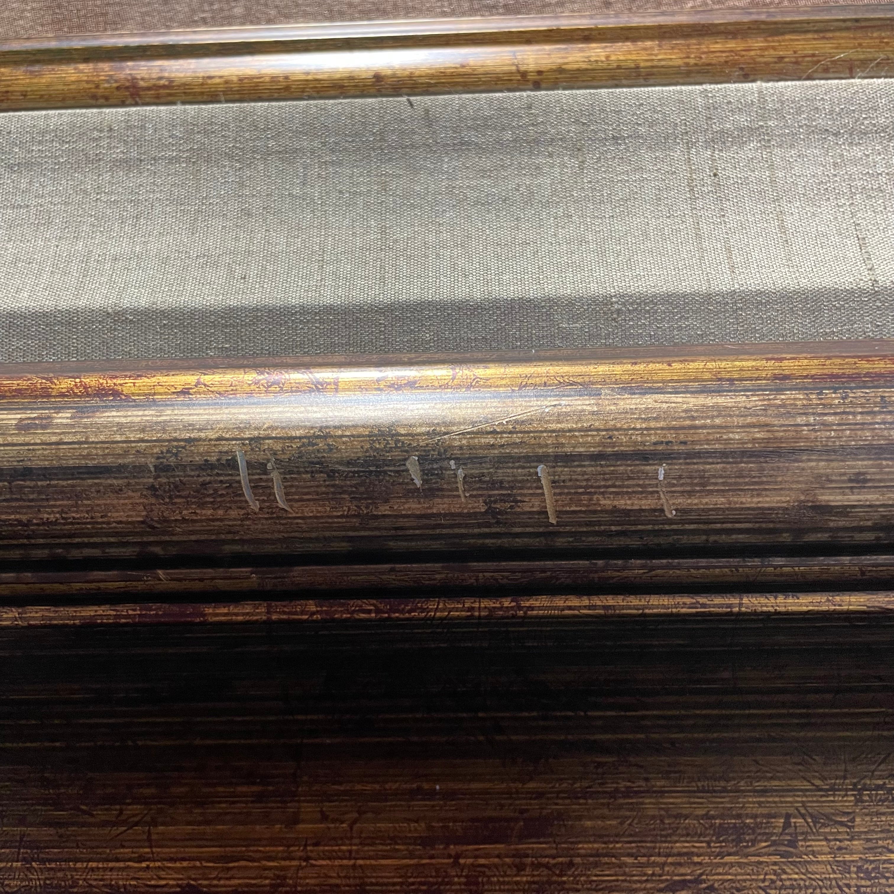 Vicki McMurry "No Boundaries" Print In Large Matted Frame 44 1/2" x 44 1/2"