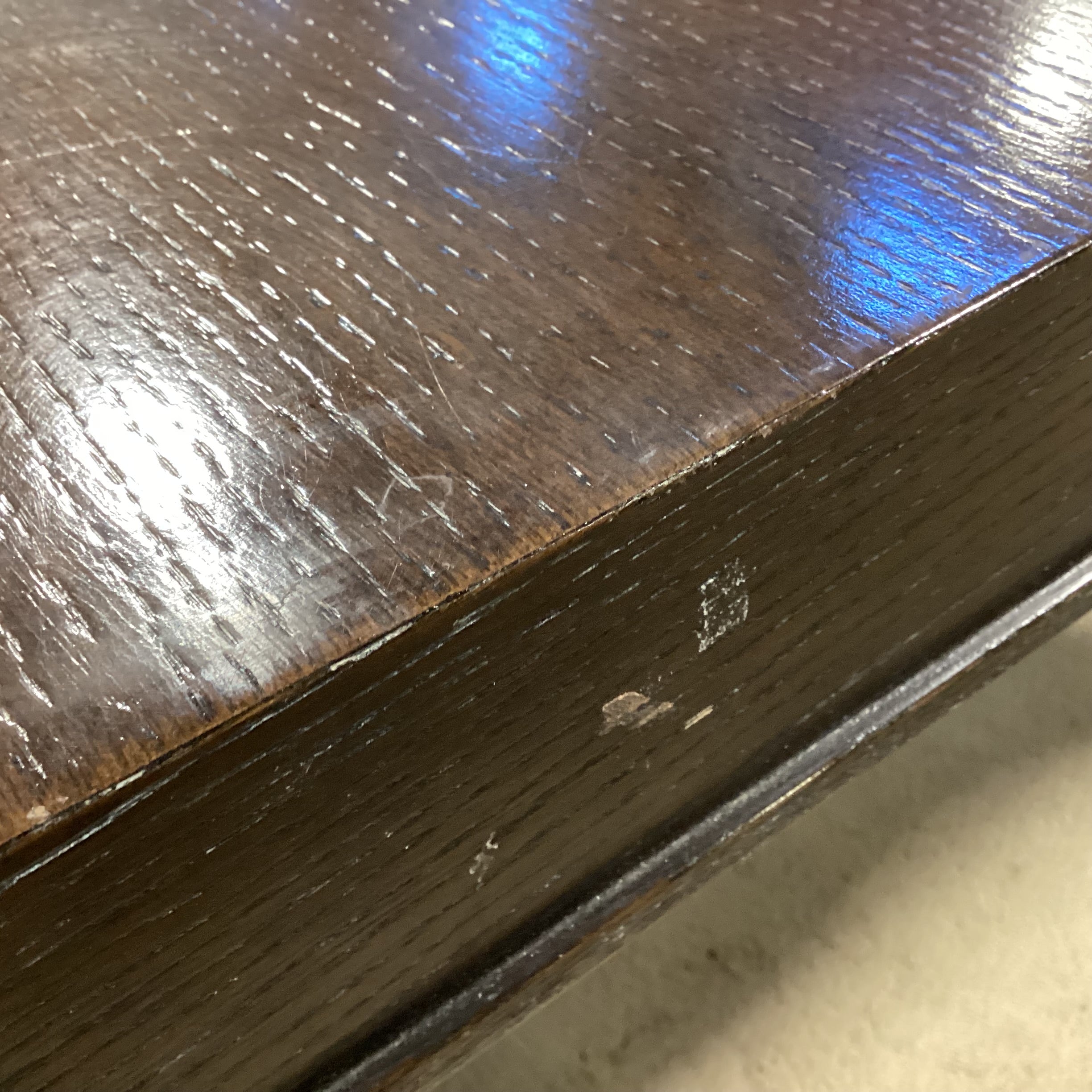 Bernhardt Clarendon Collection Ash Solids & Quartered White Oak Veneers 1 Leaf Dining Table 79" to 103"x 47"x 30"