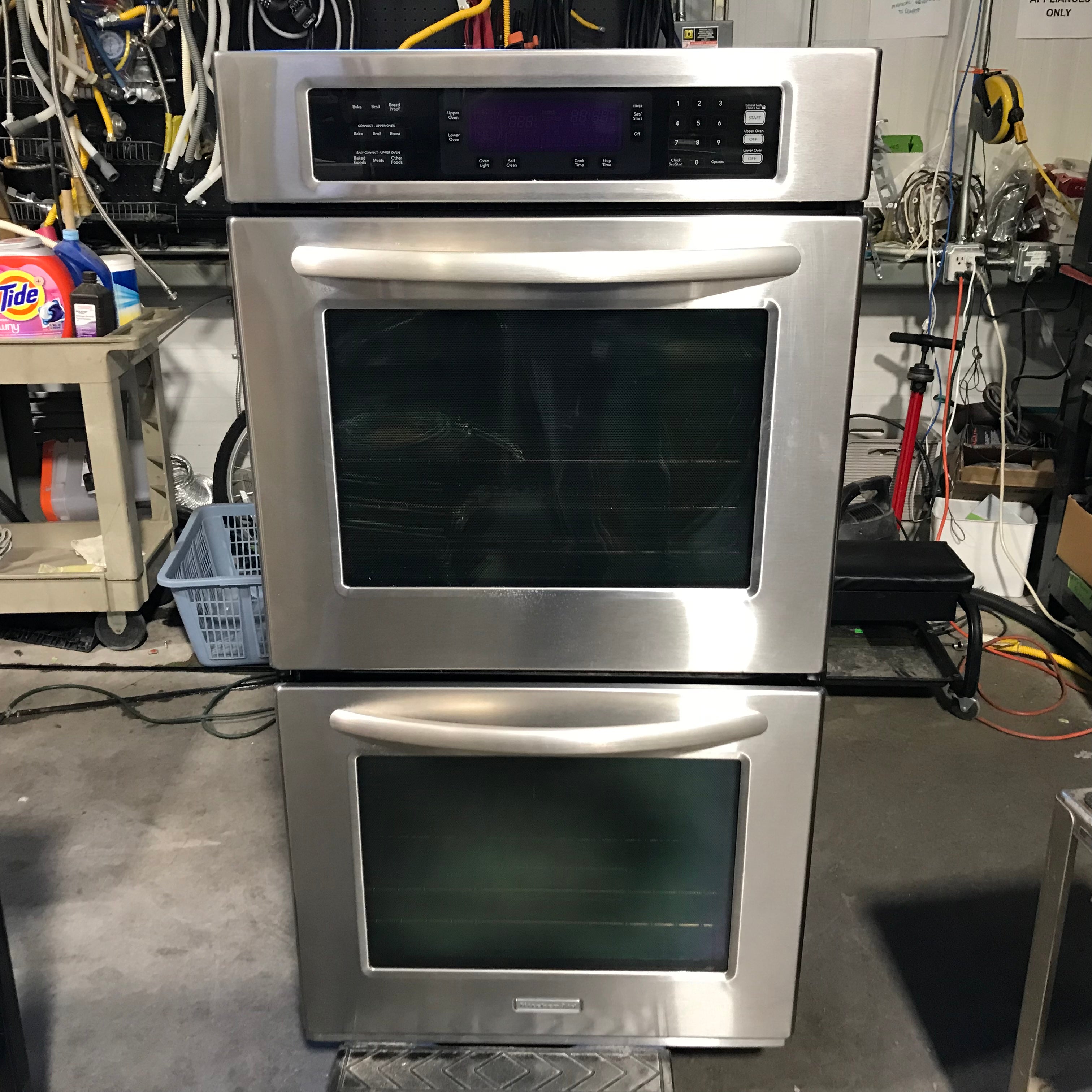 KitchenAid Stainless Steel Double Oven Wall Oven 27"x 24"x 50.5"