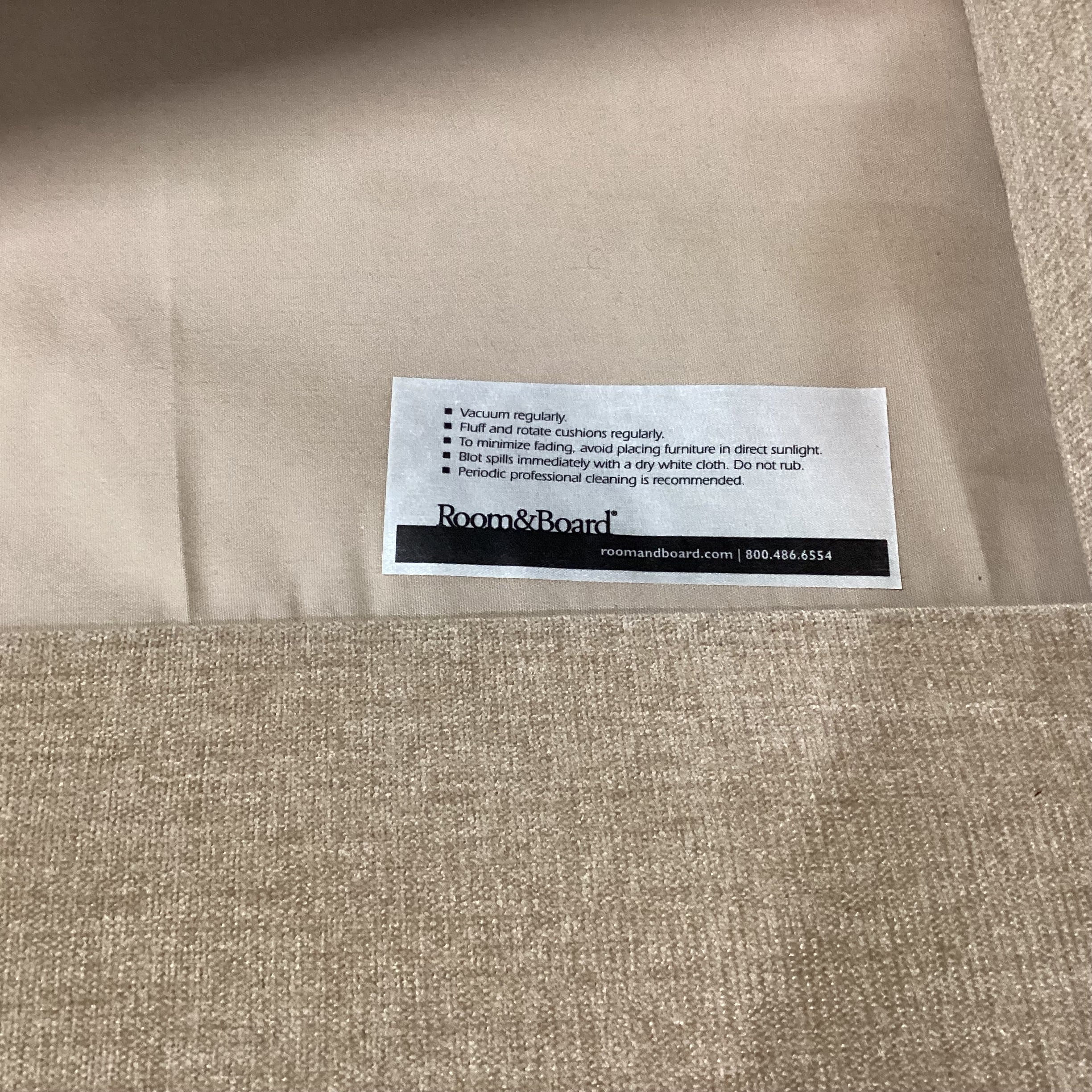 Room & Board Wheat Woven Sofa 81"x 36"x 32"