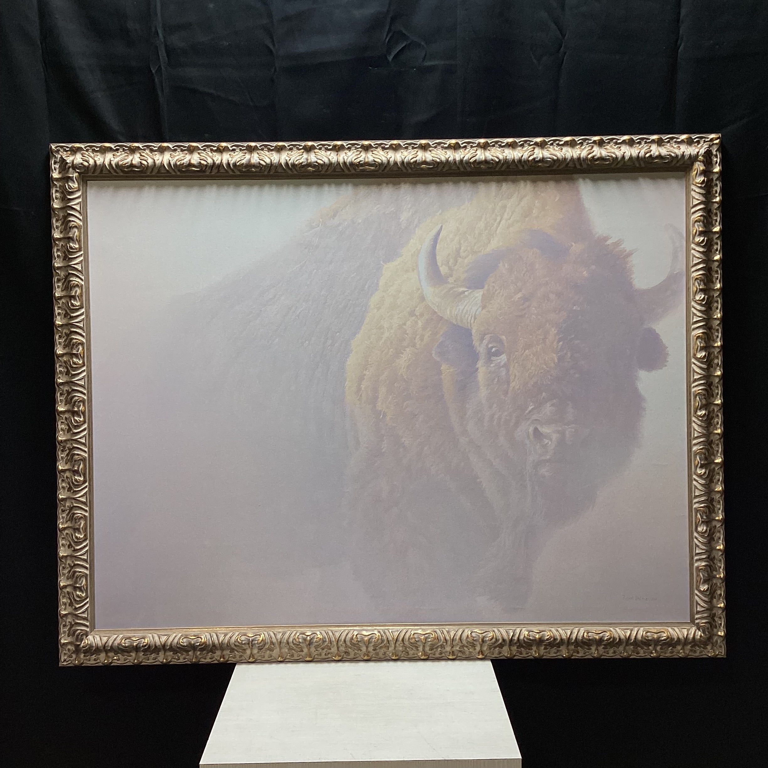 Robert Bateman "Chief Bison" Framed Giclee Print 42.5" x 41"