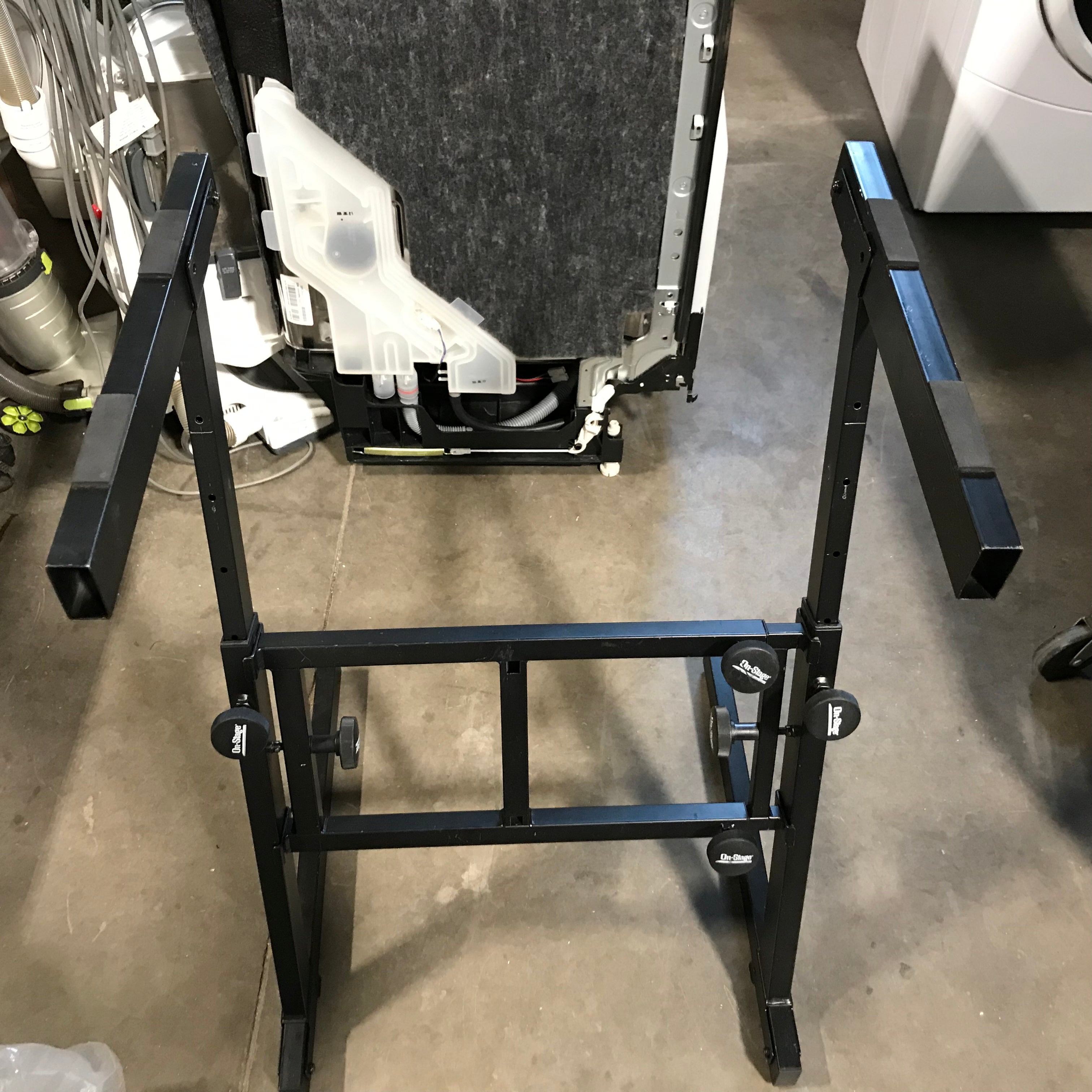 On-Stage Black Heavy-Duty Piano Stand 22"x 17"x 34"
