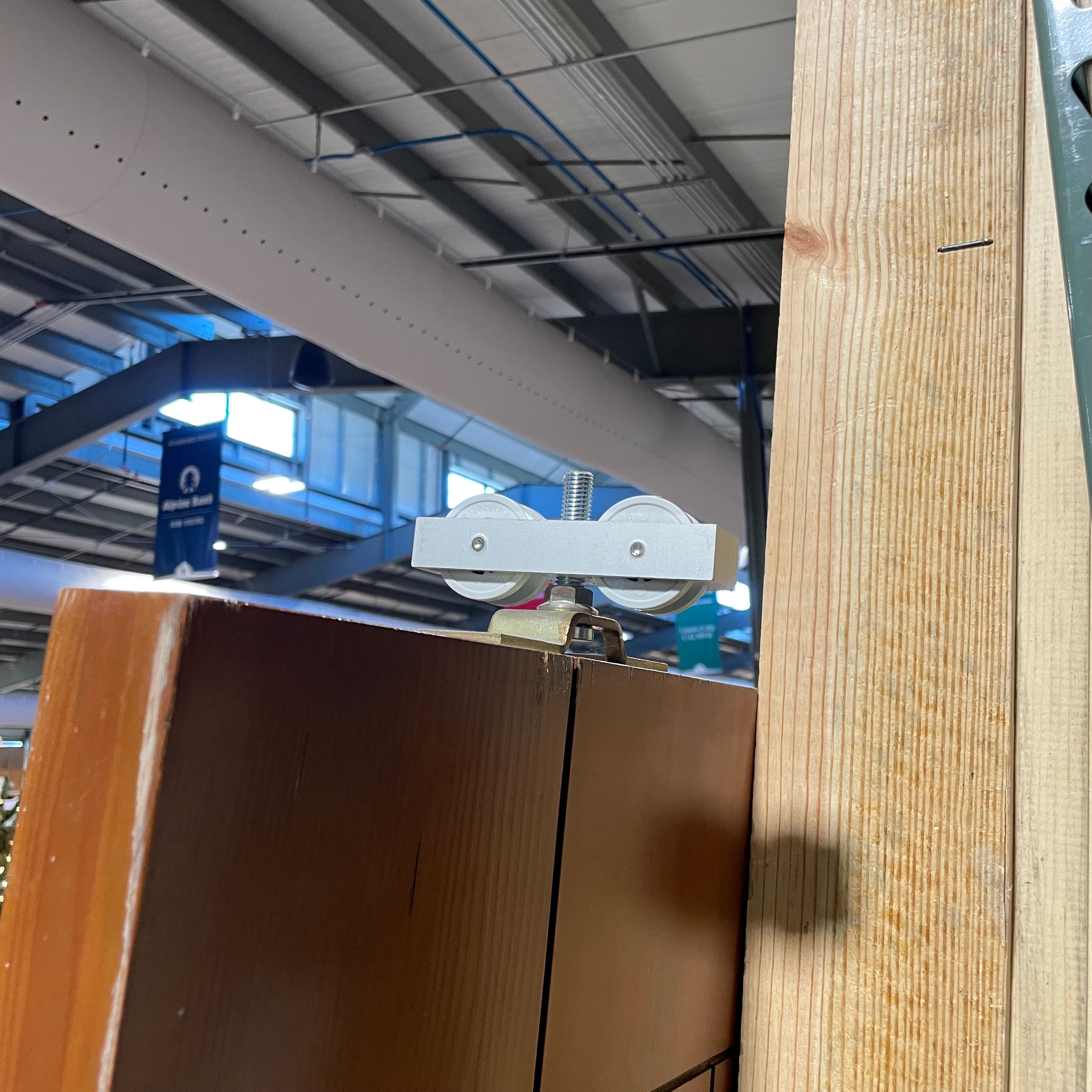 60.75"x 86.5"x 1.75" Amber Interior Pocket Door